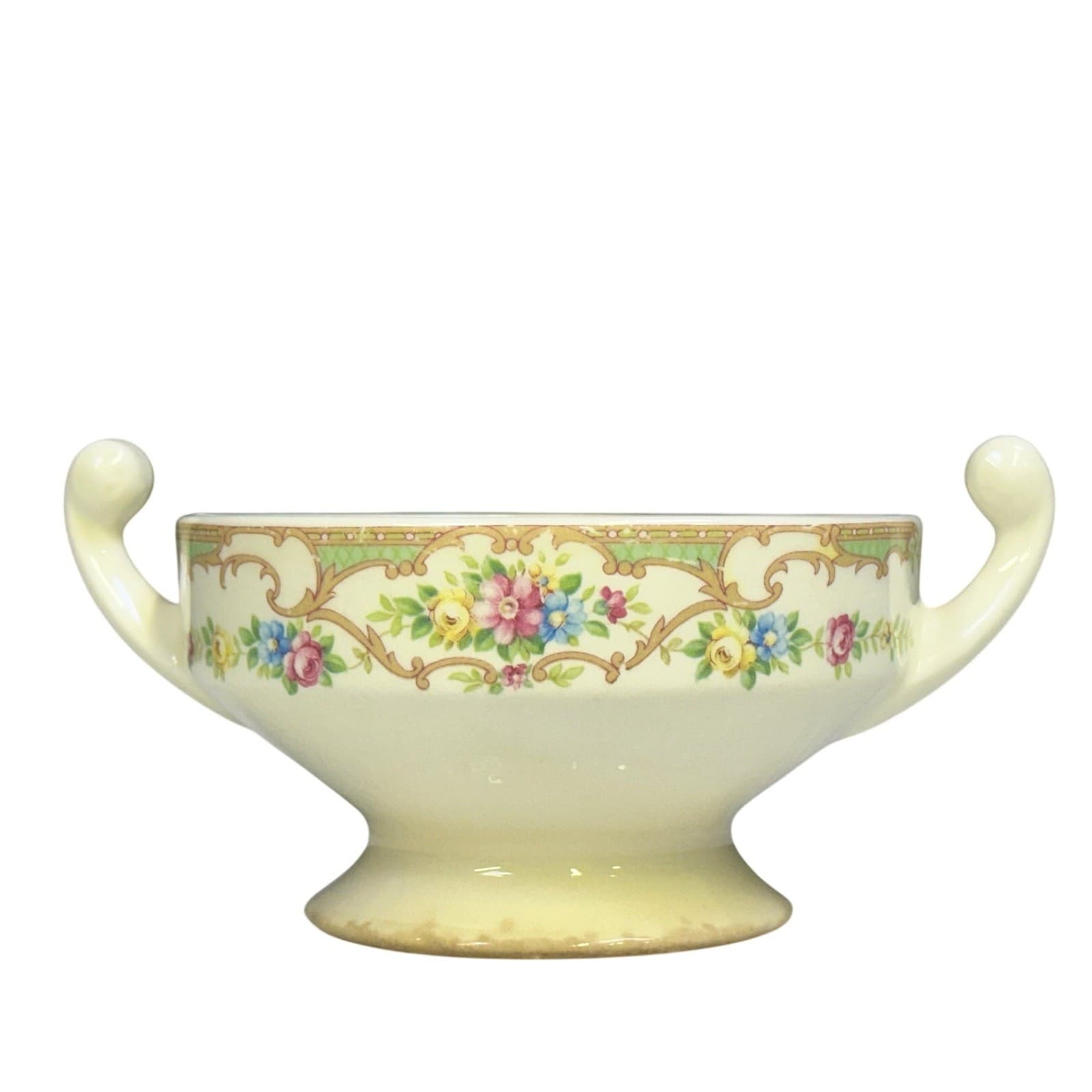 Mount Clemens Pottery 'Mildred' Vintage 1930's Sugar Bowl Base-No Lid - Thumbnail 3