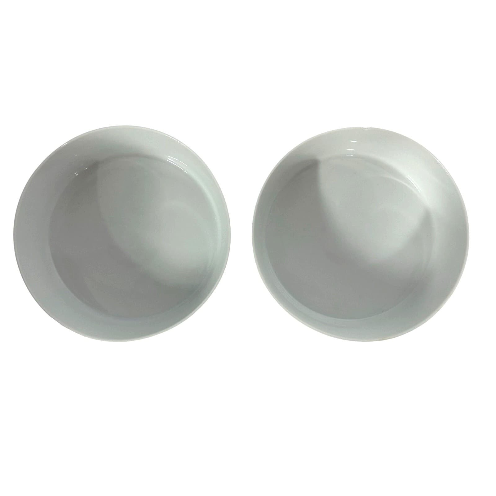 Watercolors Block Spal Portugal 'White Petunias' Cereal/Salad Bowls-Set of 2 - Thumbnail 3