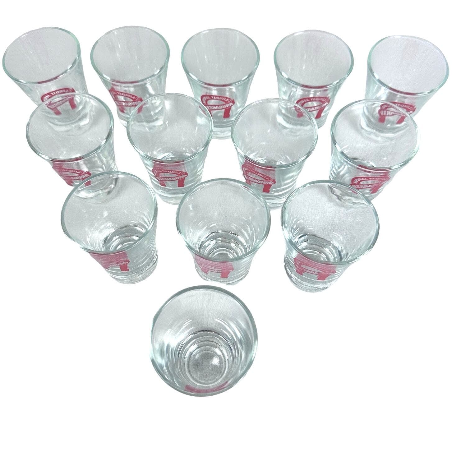 Heradura Tequila Good Luck Horseshoe Shot Glass Shooters #502 Brazil- Set of 13! - Thumbnail 6
