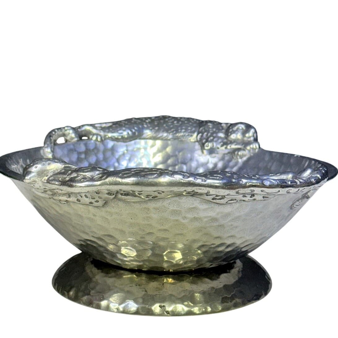 Arthur Court Vintage 2000 'Leopard' Serving Bowl-Rare and Stunning - Thumbnail 3