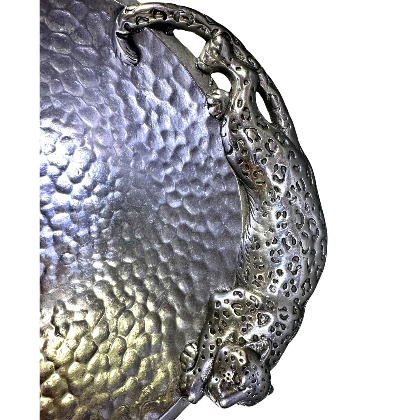 Arthur Court Vintage 2000 'Leopard' Serving Bowl-Rare and Stunning - Thumbnail 4