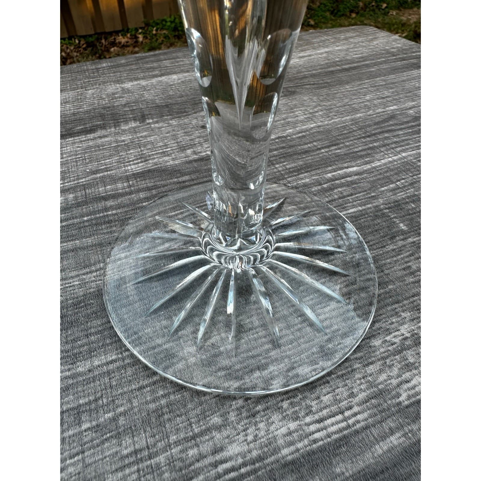 American Brilliant Period Cut Glass Heavy Crystal Compote-Elegant-Exquisite - Thumbnail 10