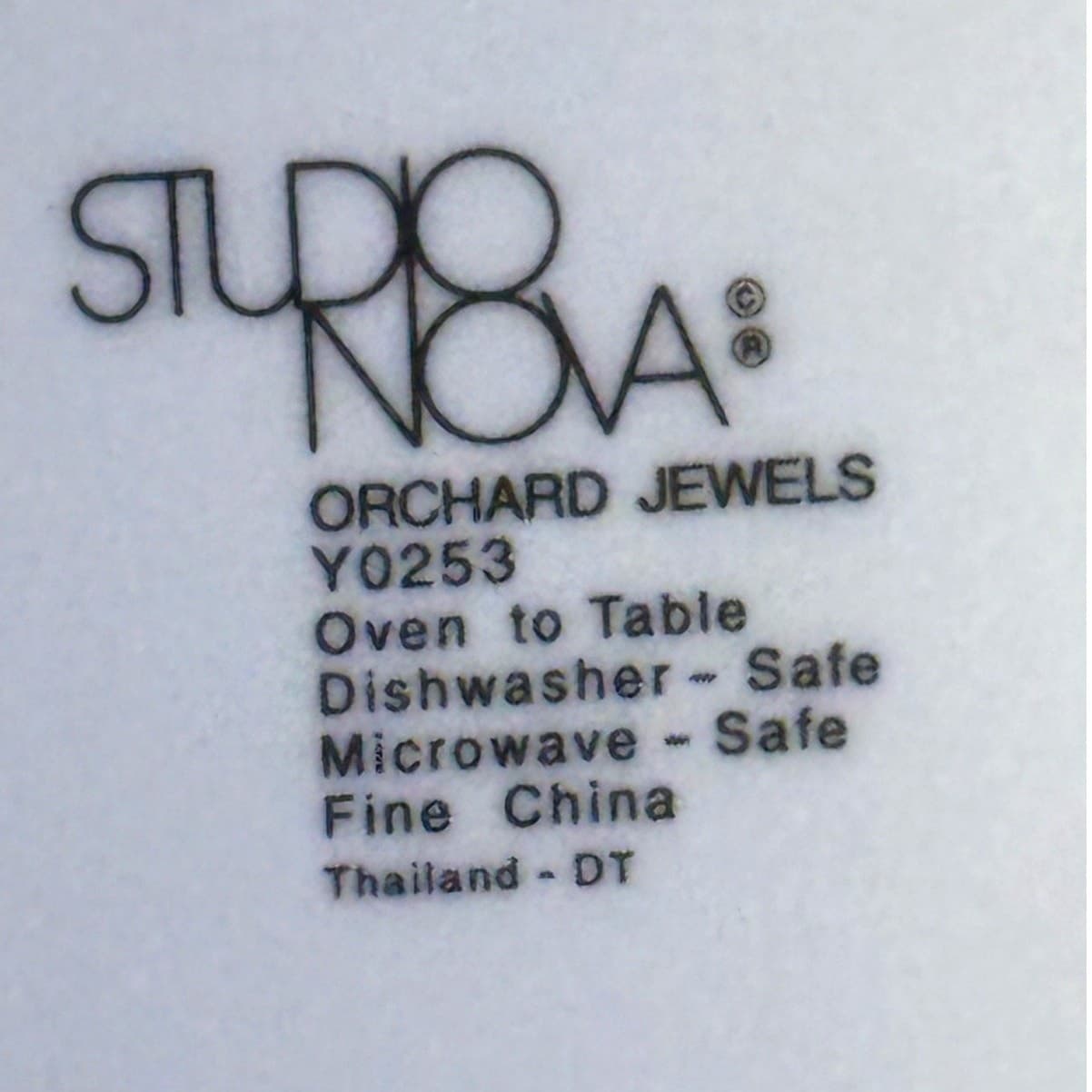 Studio Nova Retired 1999-2004 Orchard Jewels 8.25" Lunch/Salad Plates-Set of 4 - Thumbnail 6