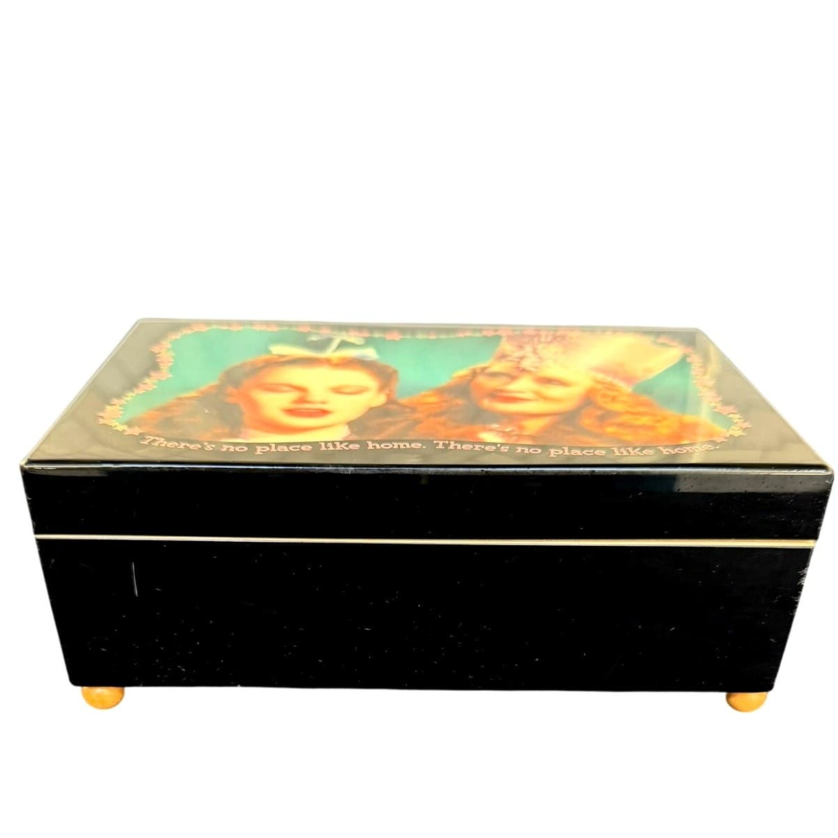 Wizard of Oz Dorothy & Glinda Music Box Plays Somewhere Over the Rainbow SFMBC - Thumbnail 3