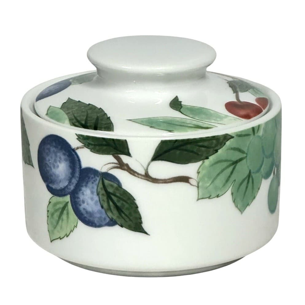 Studio Nova 1999-2004 'Orchard Jewels' Large Round 9" Serving Bowl & Sugar Bowl - Thumbnail 5