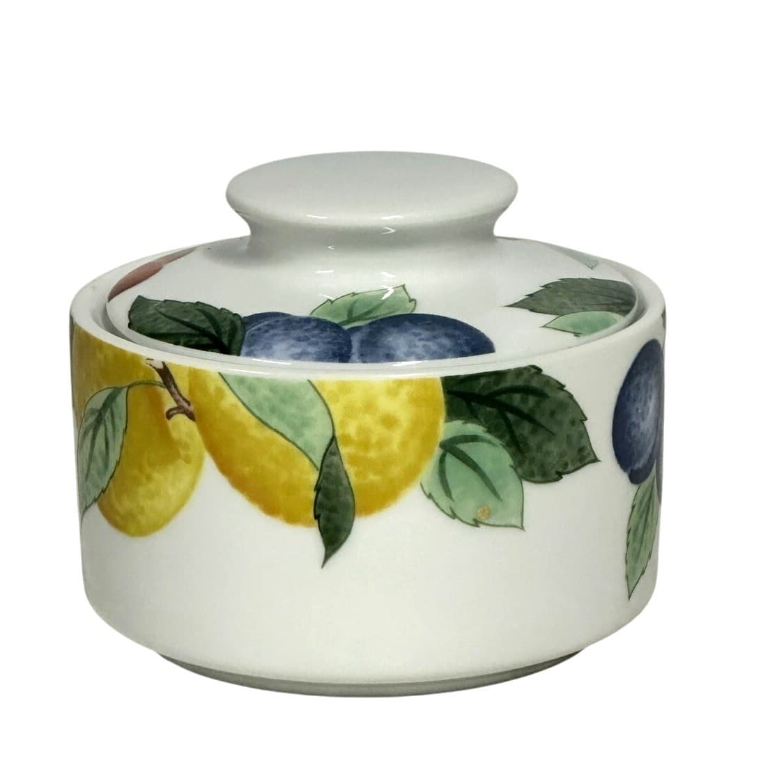 Studio Nova 1999-2004 'Orchard Jewels' Large Round 9" Serving Bowl & Sugar Bowl - Thumbnail 3