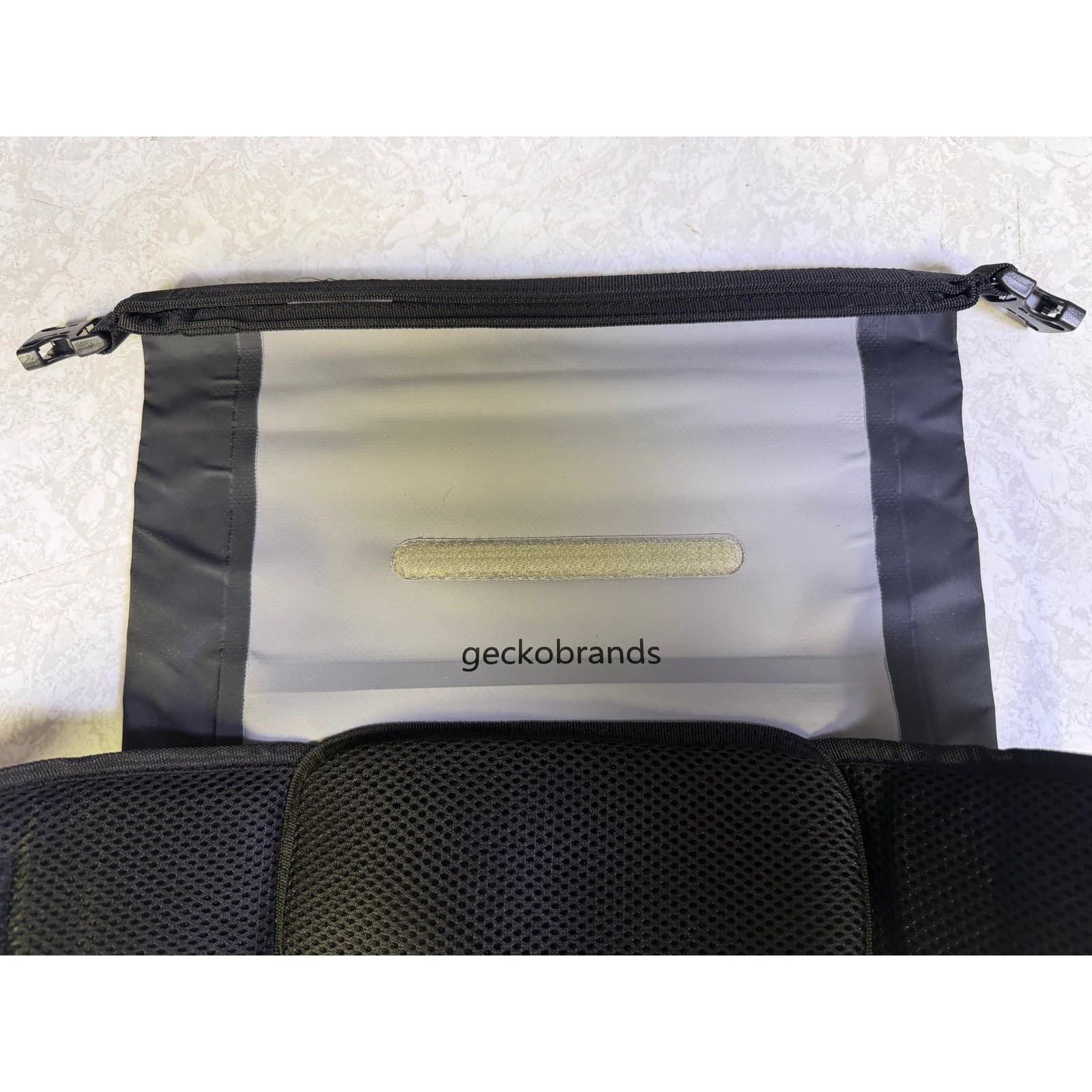 geckobrands Waterproof Tarpaulin Waist Pack Black & Gray Never Used - Thumbnail 5