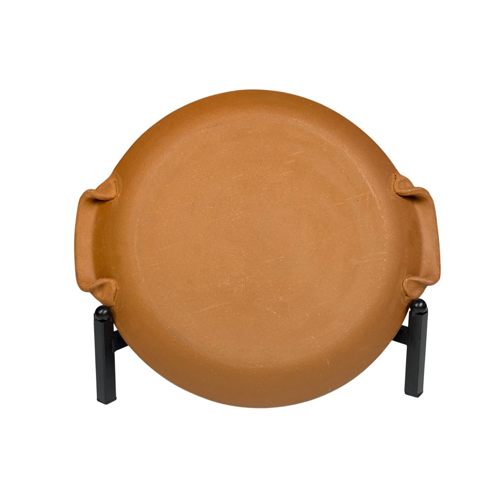 Terracotta 12.5" Large Round Handled Serving Platter - Thumbnail 6
