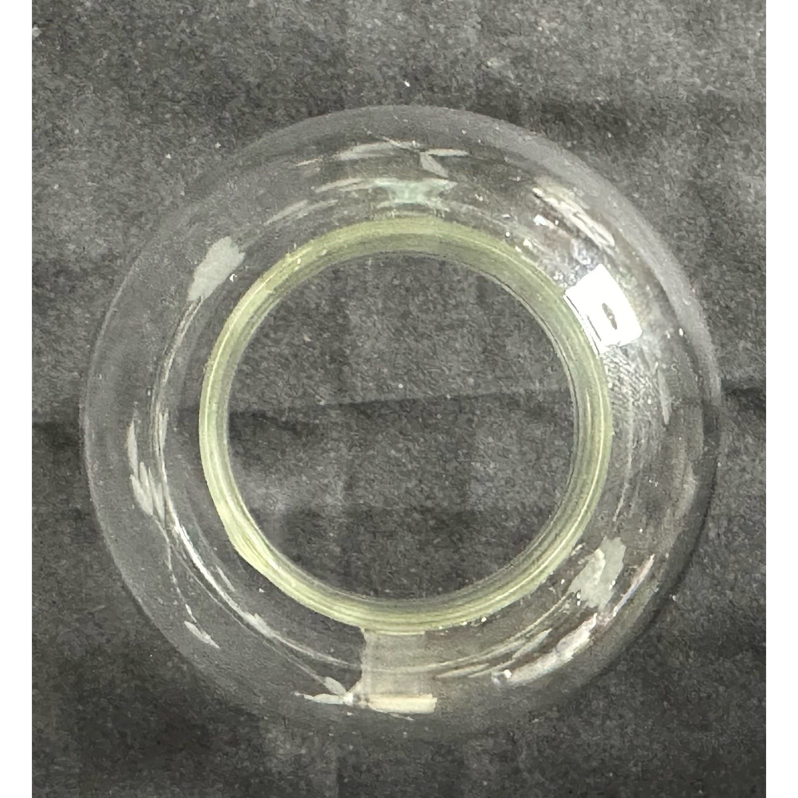 Princess House Heritage Clear Etched Hurricane Globe 6.5" Excellent Condition - Thumbnail 5