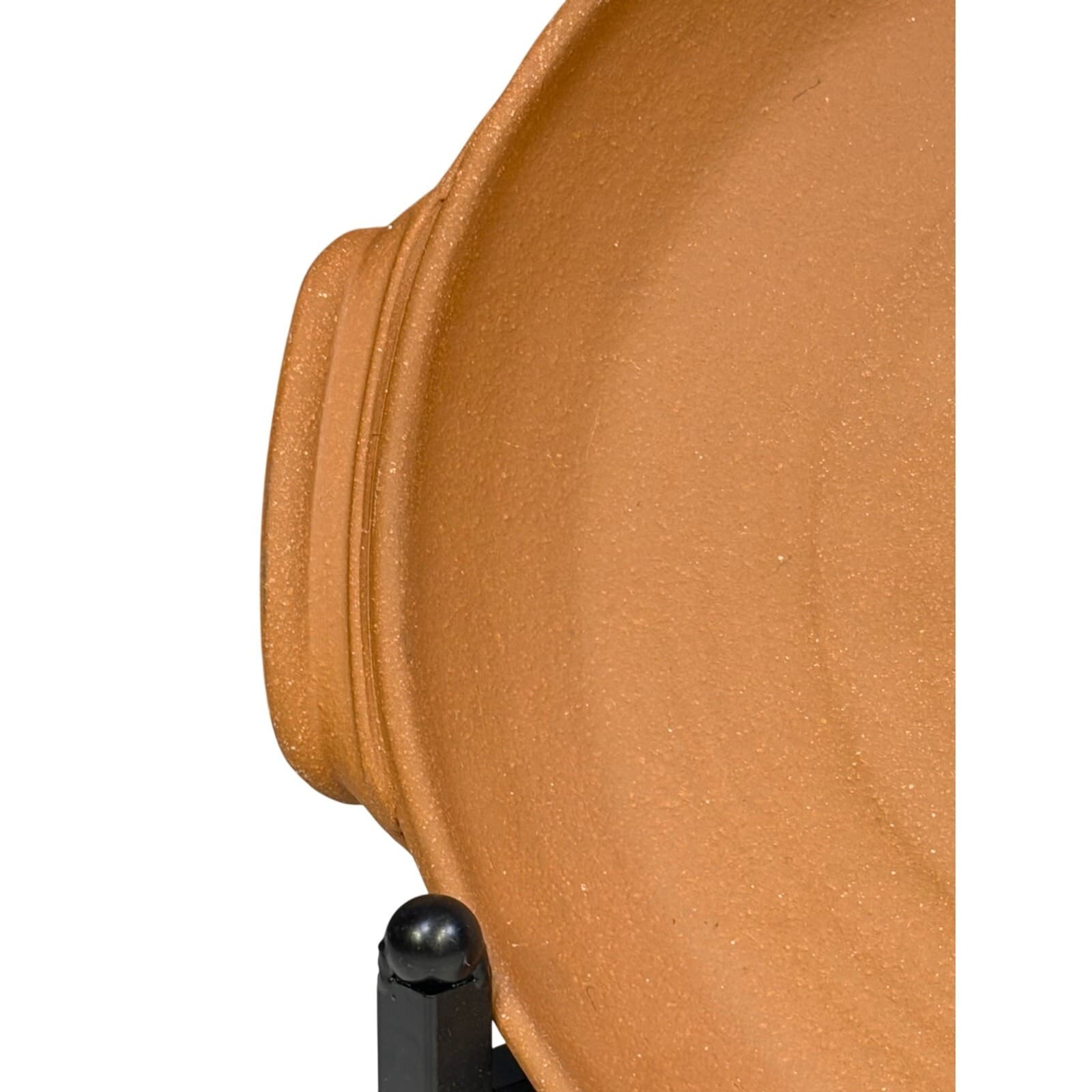Terracotta 12.5" Large Round Handled Serving Platter - Thumbnail 3