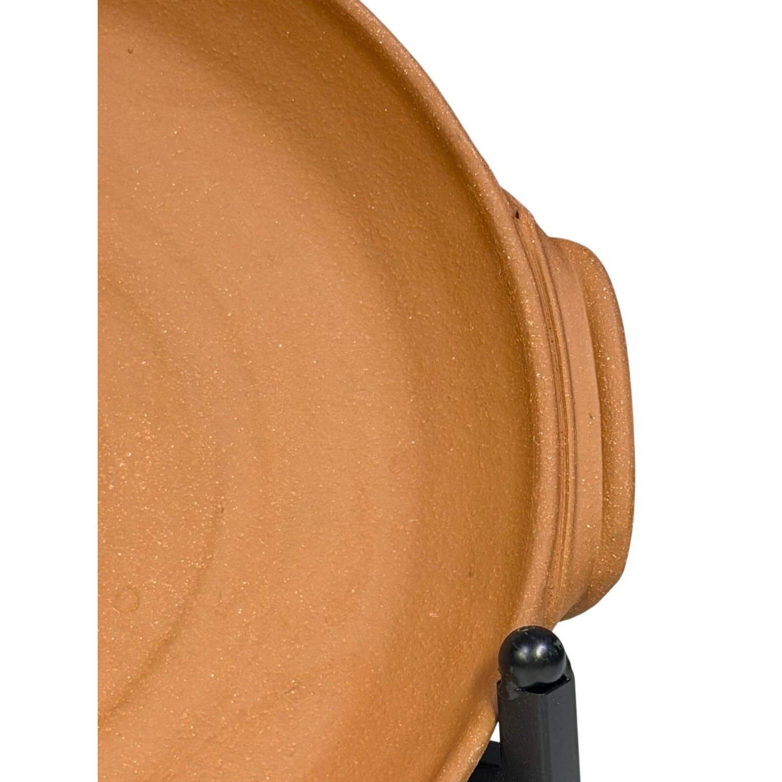 Terracotta 12.5" Large Round Handled Serving Platter - Thumbnail 4