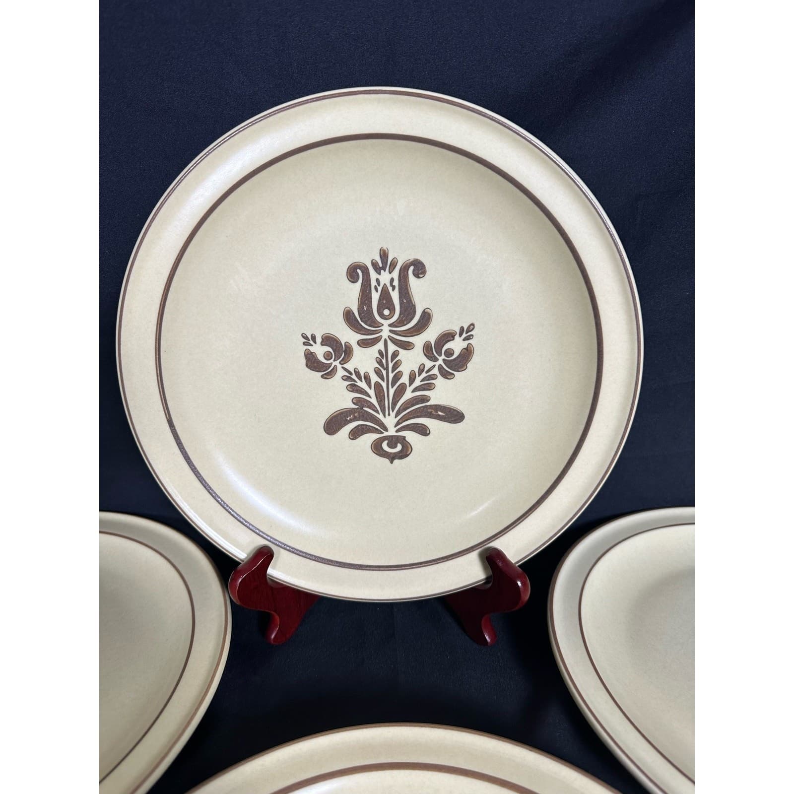 PFALTGRAIF Village Vintage 1970s Dinner Plates 10.5" Set of 4 - Thumbnail 3