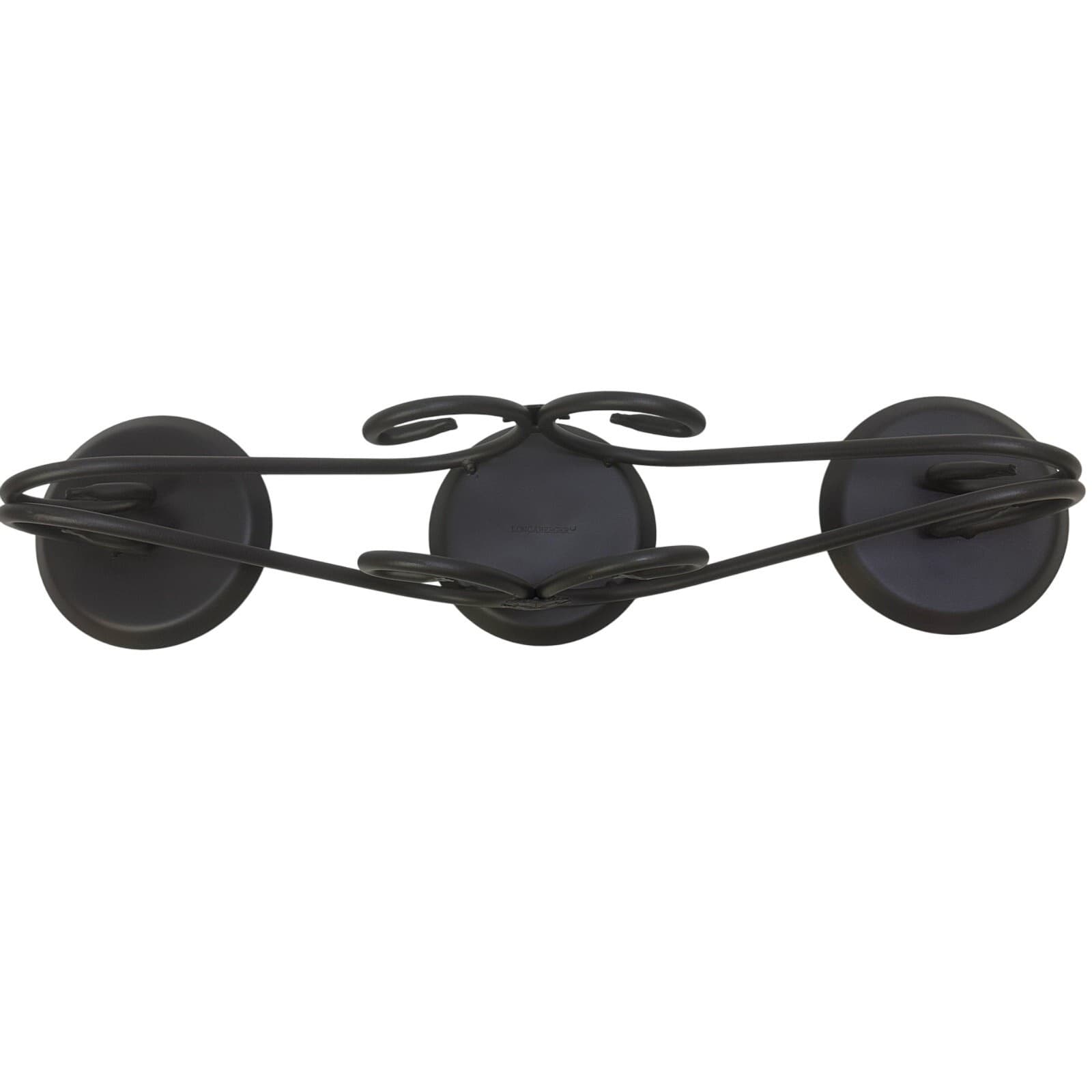Longaberger Foundry Collection Black Wrought Iron 3-Pillar Candle Holder - Thumbnail 5