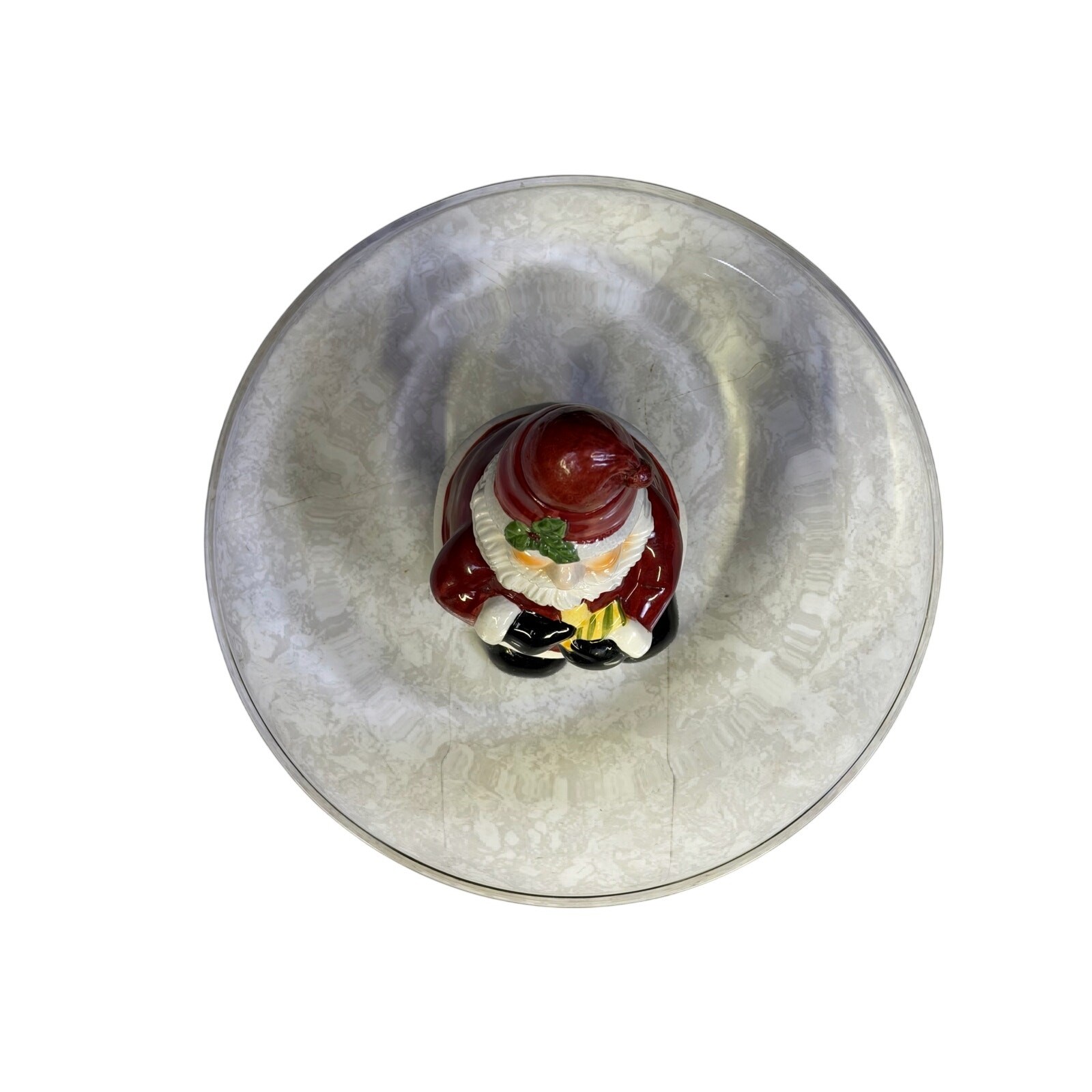 Anchor Hocking Three-In-One Holiday Santa 13" Platter w/Dip Bowl/Spreader - Thumbnail 10