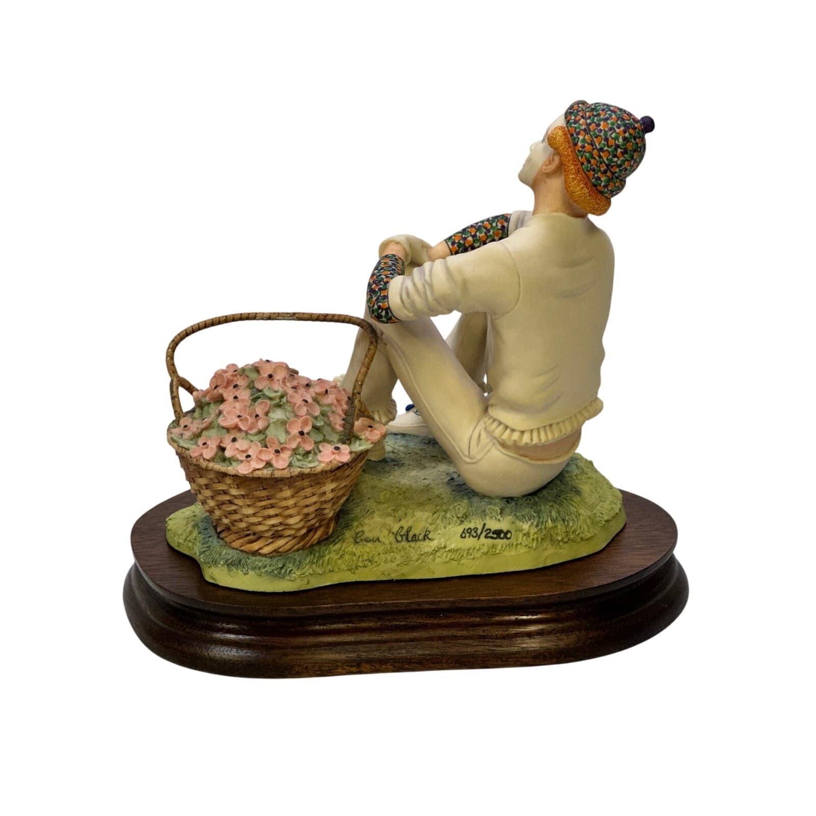 Schmid 'Reprise' Porcelain Clown Figurine Ben Black Signed Limited Ed 693/2500 - Thumbnail 8