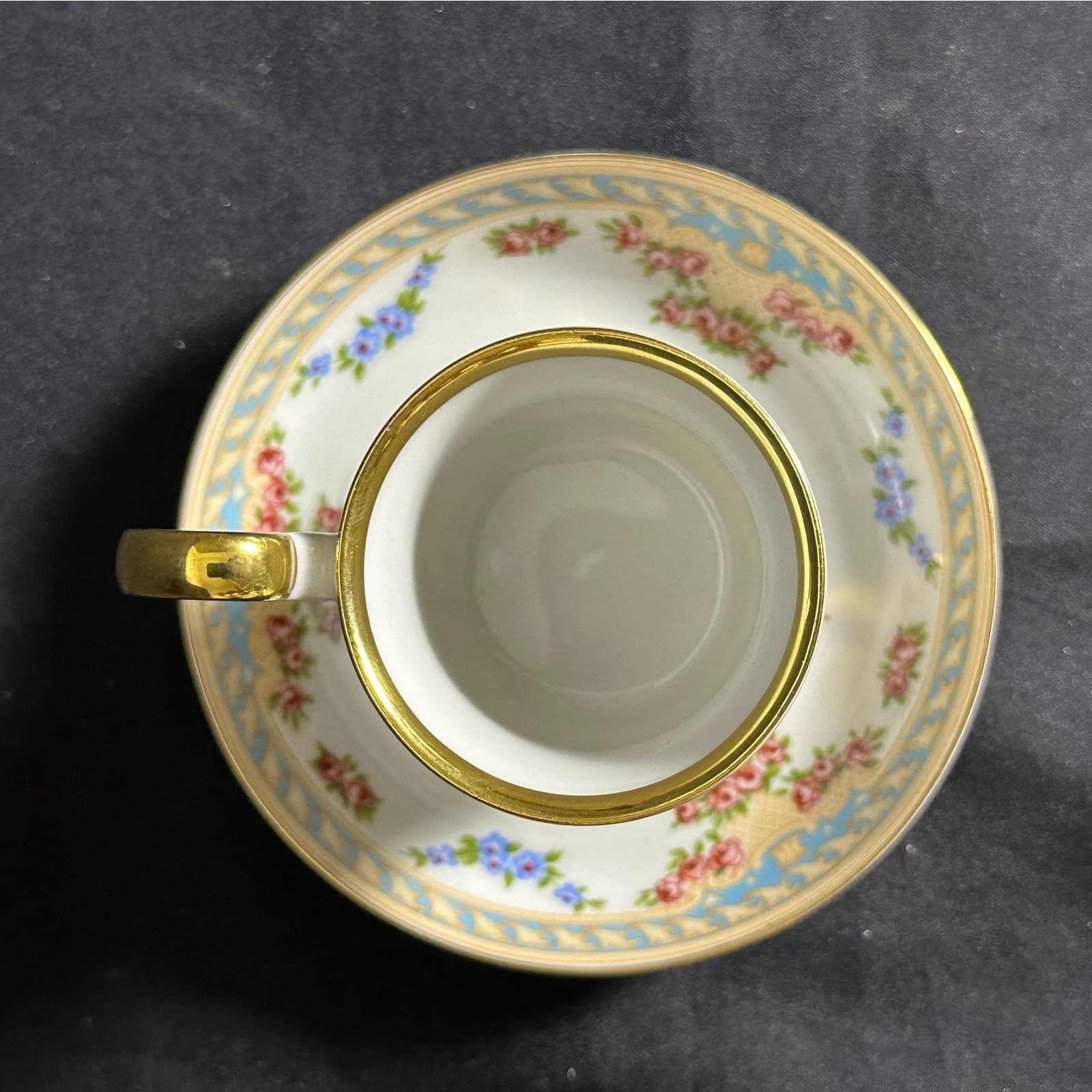 The Danbury Mint BAREATHER WALDSASSEN Demitasse Cup & Saucer Bavaria Germany - Thumbnail 5