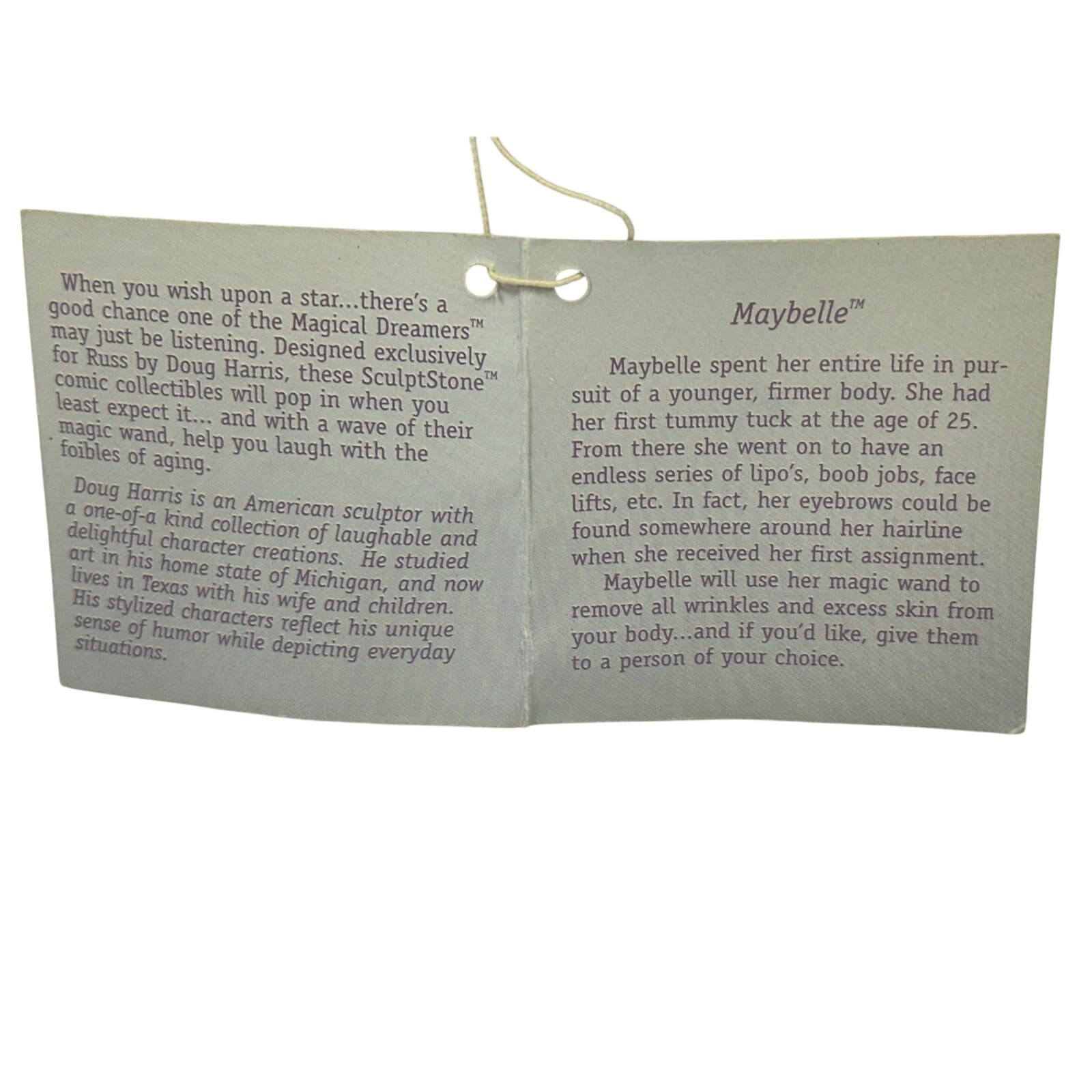 Doug Harris Vintage 'Maybelle' Anti-Aging Angel by Russ Berrie Magical Dreamers - Thumbnail 7