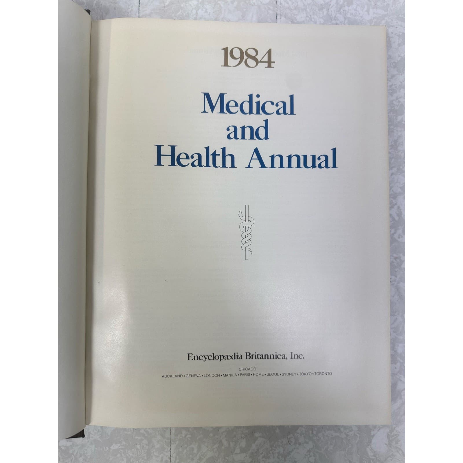 Encyclopedia Brittanica 1984 Medical and Health Annual Book - Thumbnail 4