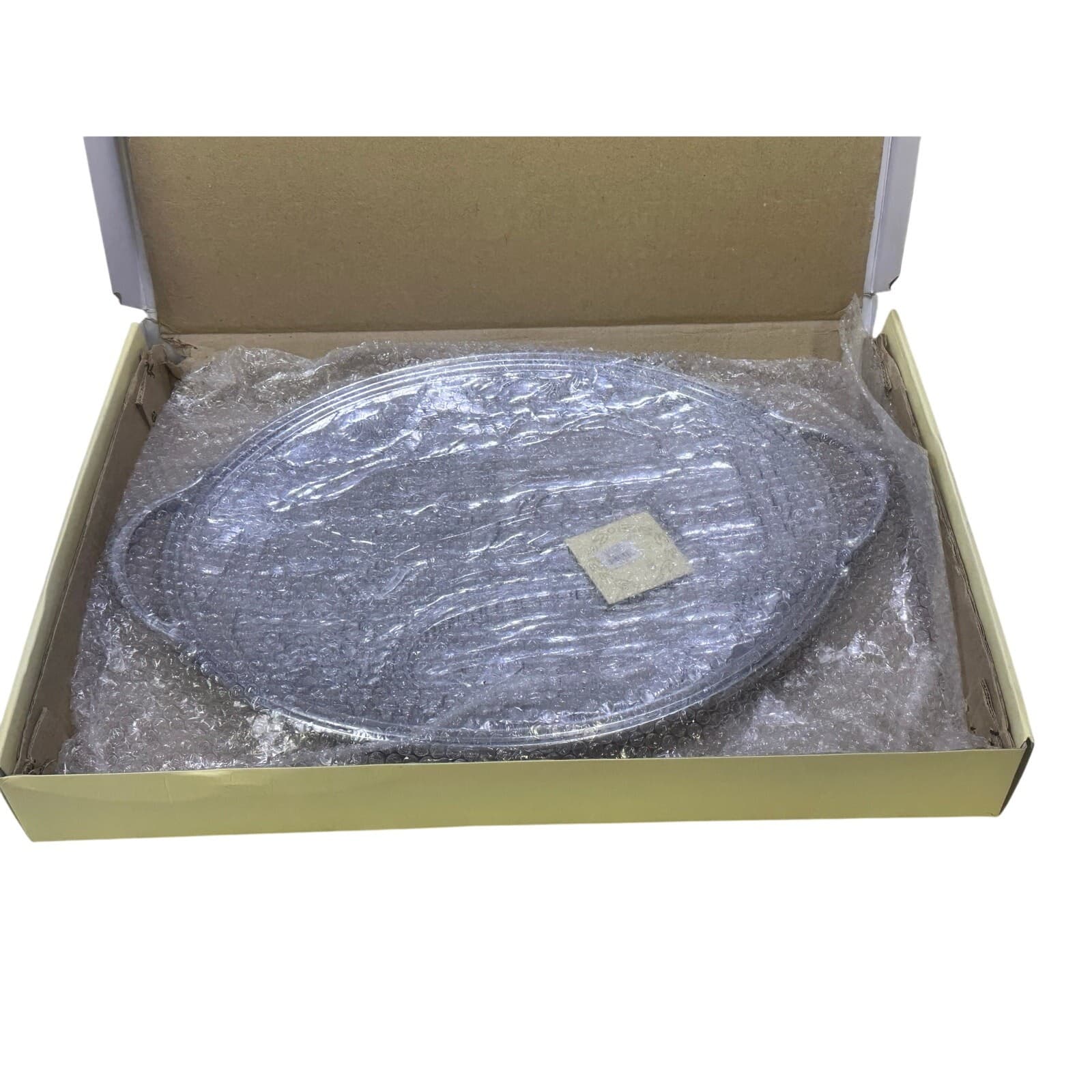 Lenox 'Winter Scene' Large Oval Holiday Serving Tray w/Handles in Original Box - Thumbnail 11