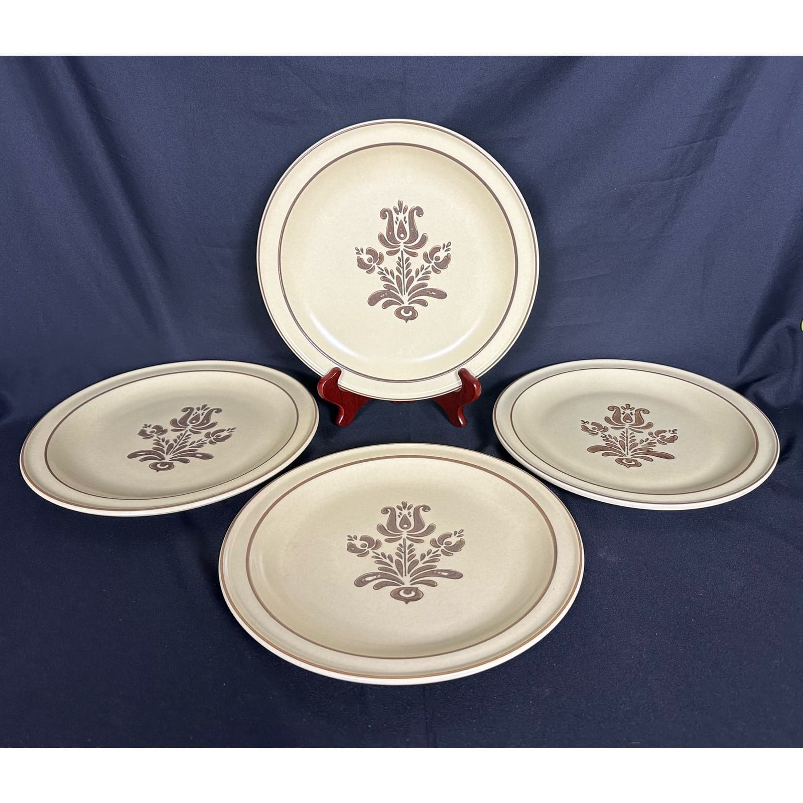 PFALTGRAIF Village Vintage 1970s Dinner Plates 10.5" Set of 4