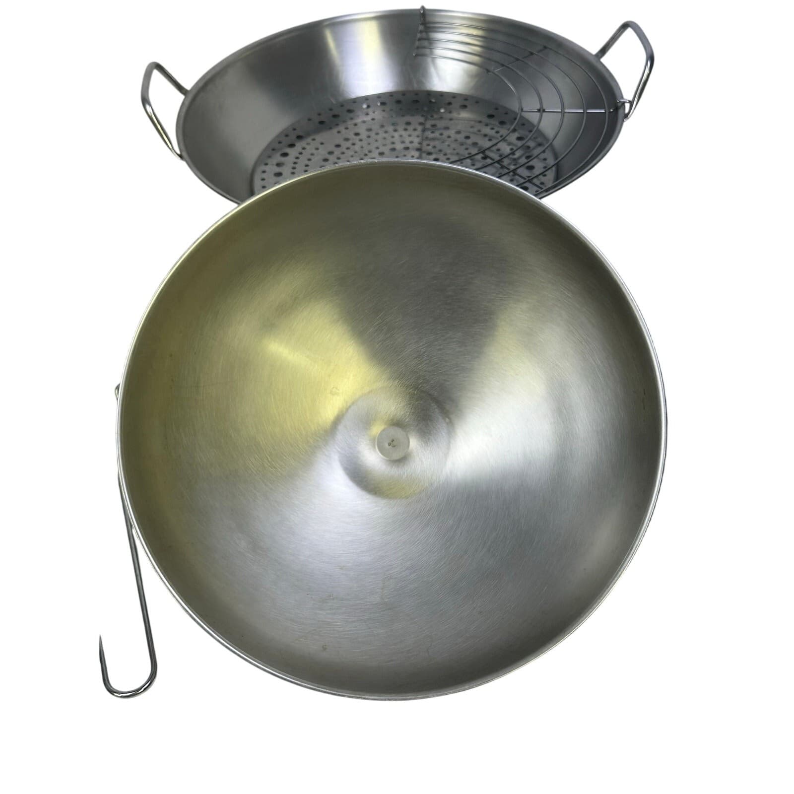 Farberware 1990's Electric 14" Wok Model #303 Tempura Rack Steamer Stir Fry Pan - Thumbnail 3
