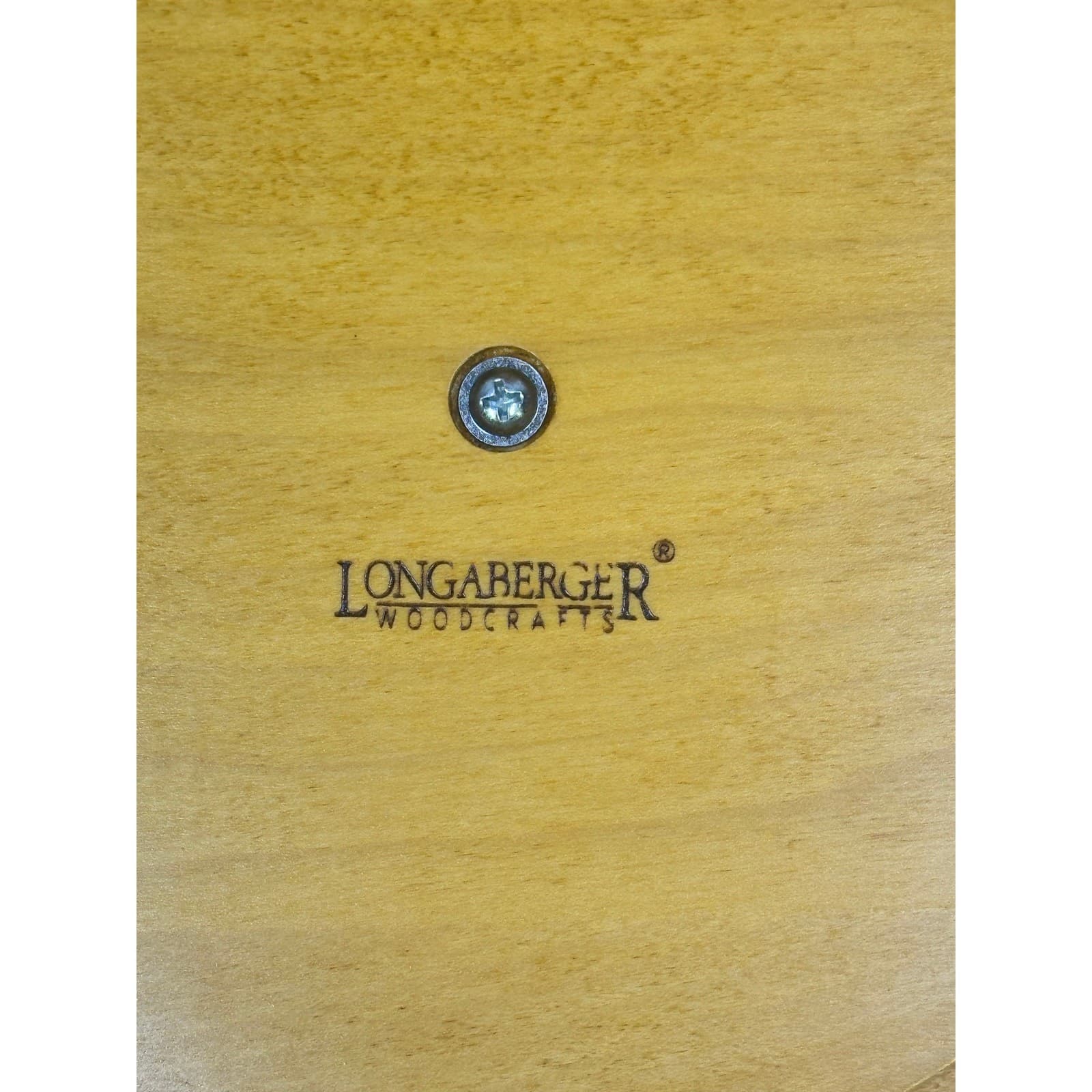 Longaberger 1998 Round Vintage Basket w/Lid and Protector Insert-Excellent - Thumbnail 5