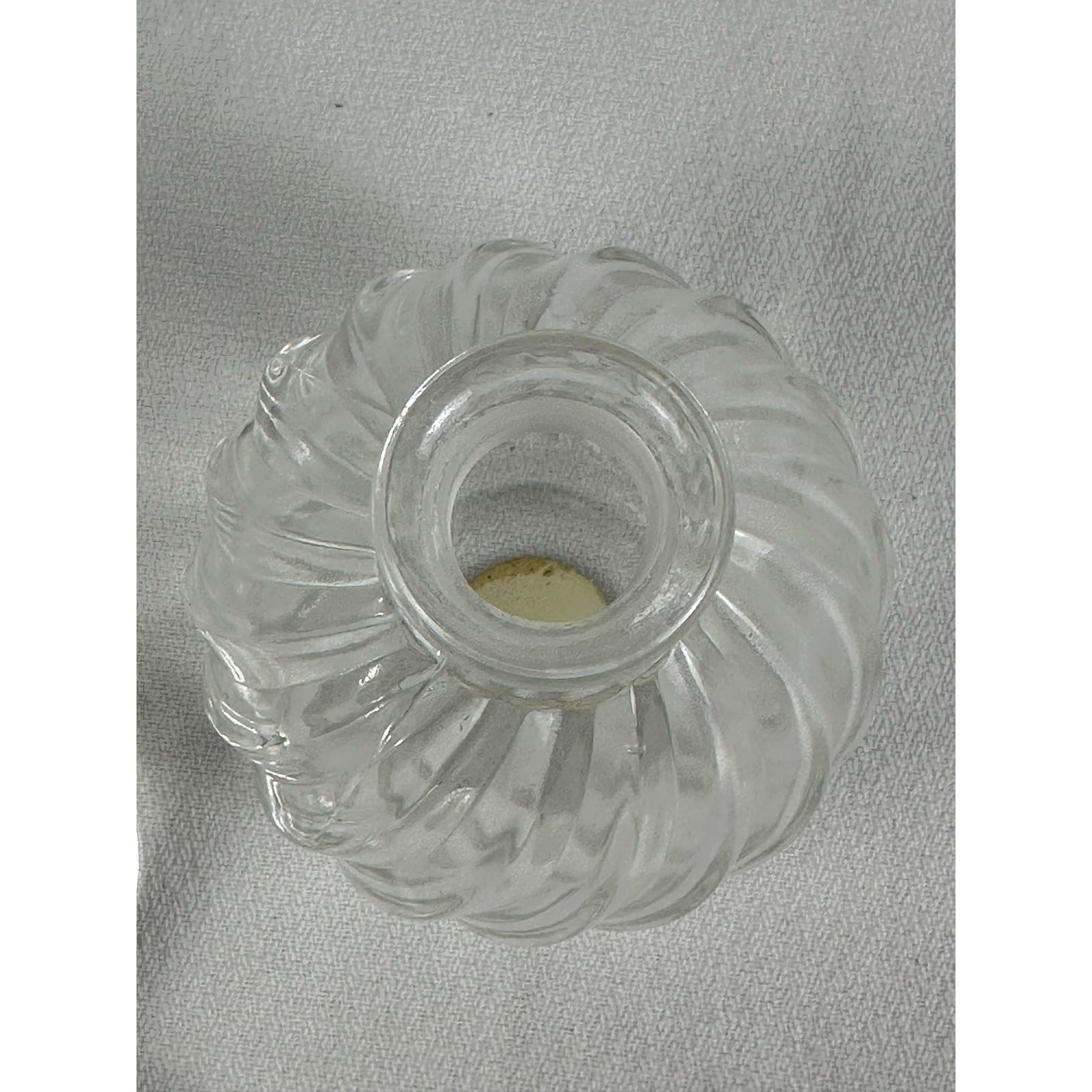 Crystal Perfume Bottle Heartstopper 5.5" 1990s Tele Floral Japan 18% crystal - Thumbnail 7