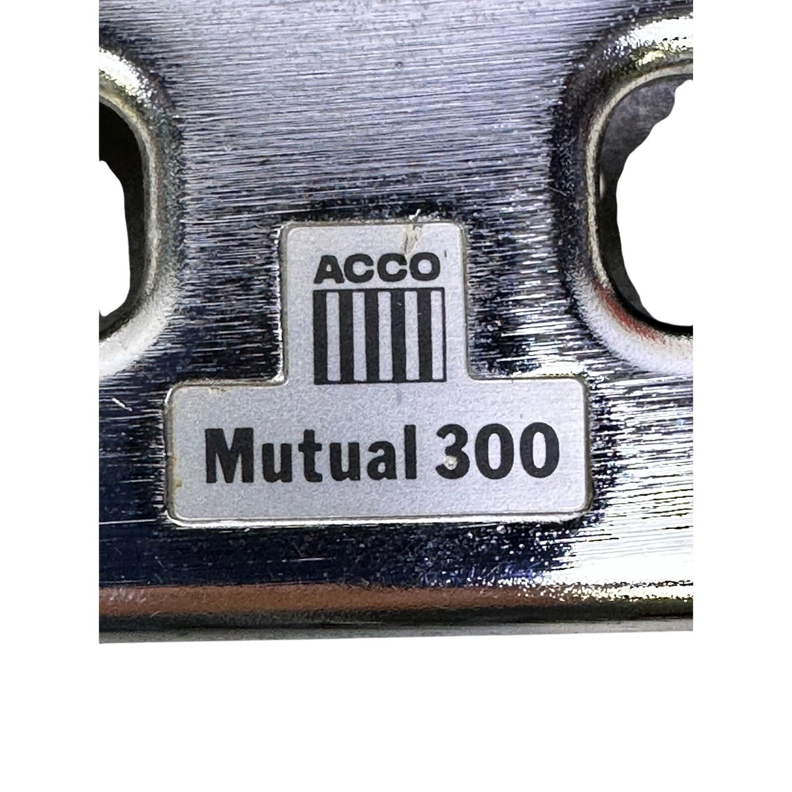 ACCO Mutual Centamatic Punch 300 Heavy Duty Vintage Adjustable Paper Hole Punch - Thumbnail 7