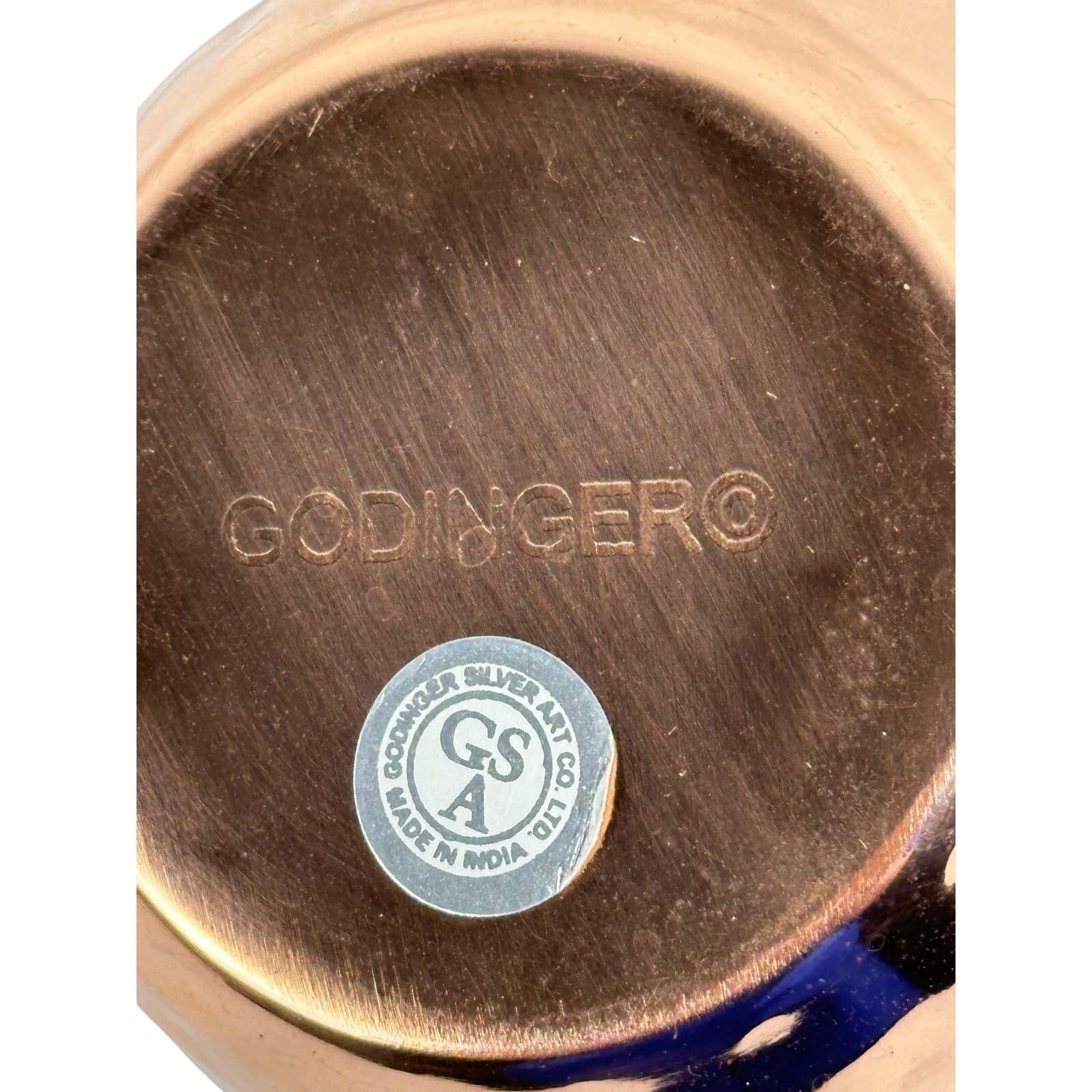 GODINGER Hammered Copper Moscow Mule 20 oz Mug - Thumbnail 9