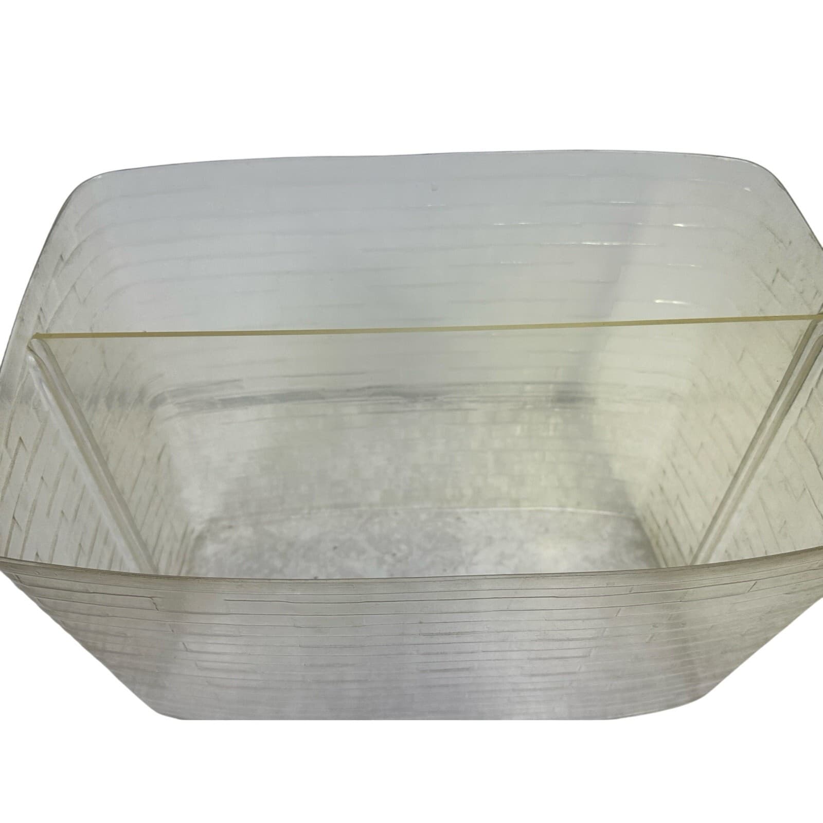 Longaberger 2003 Magazine Slant Basket Divider Insert Leather Handles-Excellent - Thumbnail 8