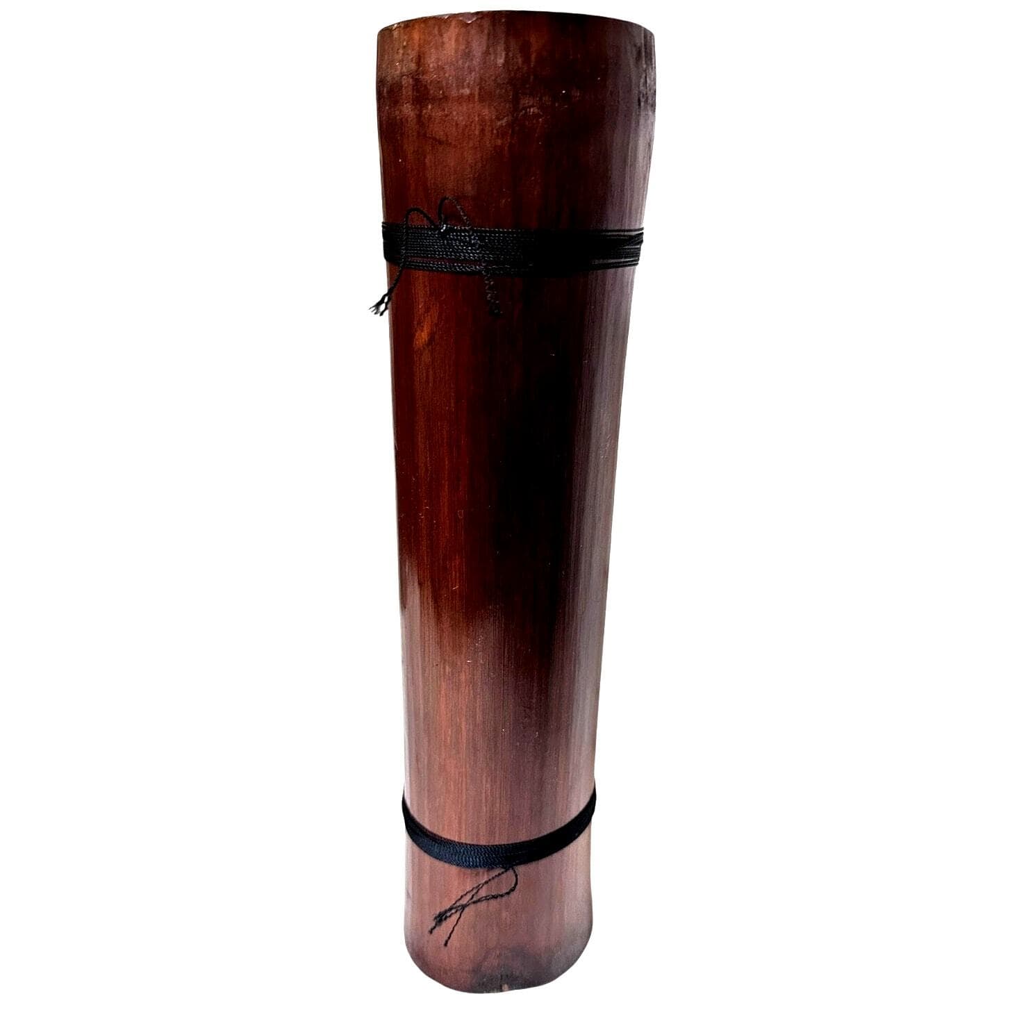 Folk Art Log Drum Wooden Tongue Slit Drum Talking Instrument-Rare! - Thumbnail 2