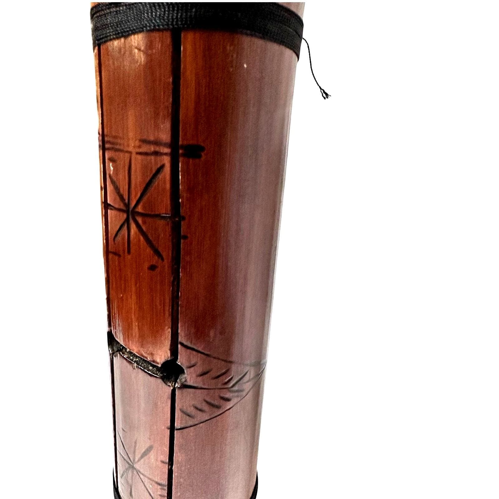 Folk Art Log Drum Wooden Tongue Slit Drum Talking Instrument-Rare! - Thumbnail 4