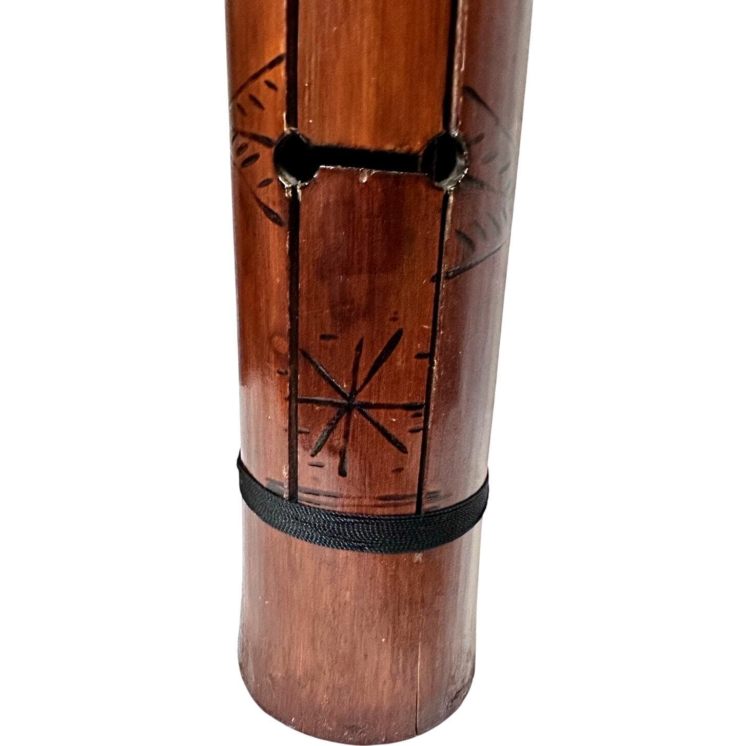Folk Art Log Drum Wooden Tongue Slit Drum Talking Instrument-Rare! - Thumbnail 7