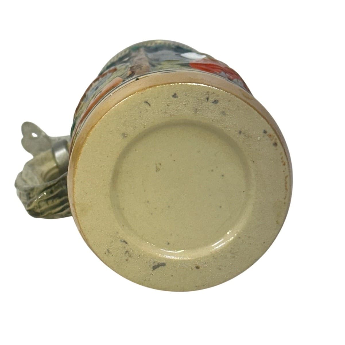 DBGM German 1/8 L 6.5" 'Jagers' Beer Stein with Decorative Lid - Thumbnail 5