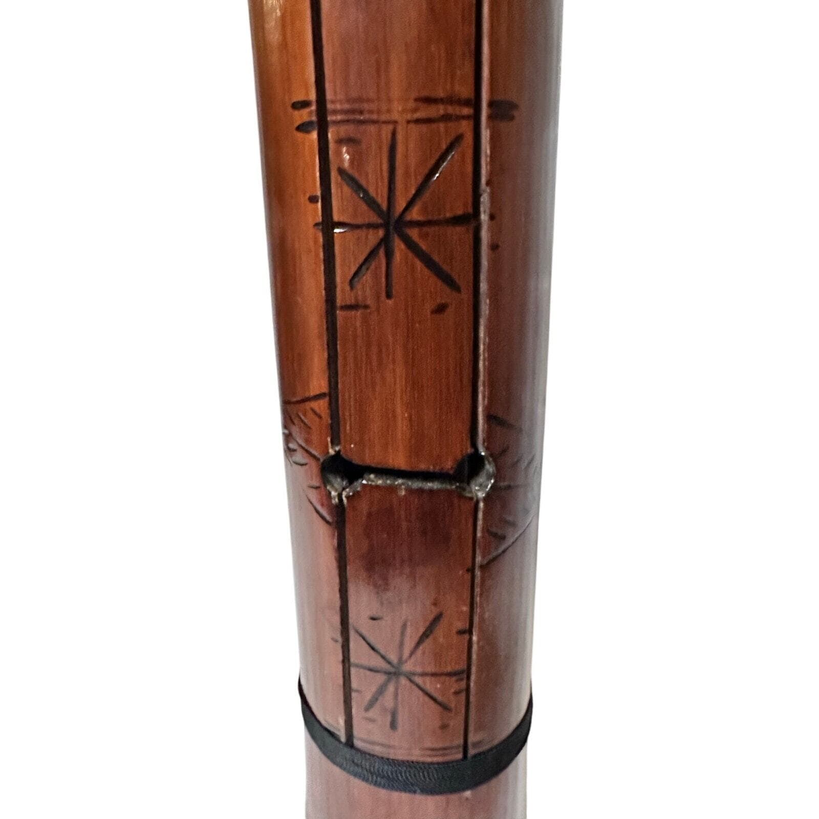 Folk Art Log Drum Wooden Tongue Slit Drum Talking Instrument-Rare! - Thumbnail 6