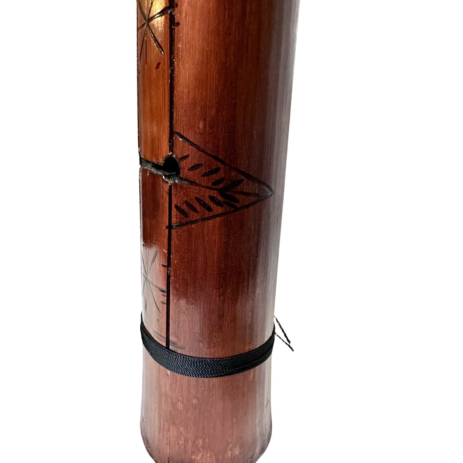 Folk Art Log Drum Wooden Tongue Slit Drum Talking Instrument-Rare! - Thumbnail 10