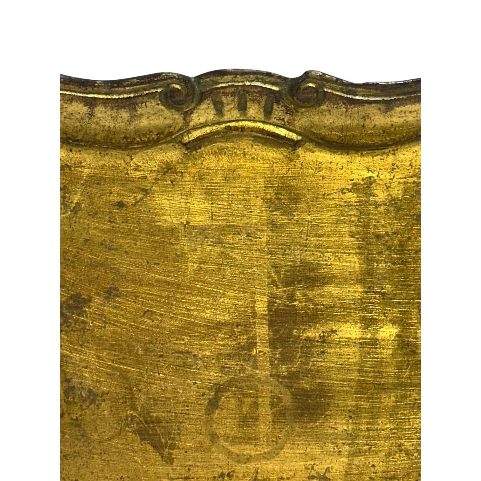 Labrazel Florentine Wooden Hollywood Regency Art Nouveau Tray Made in Italy - Thumbnail 3