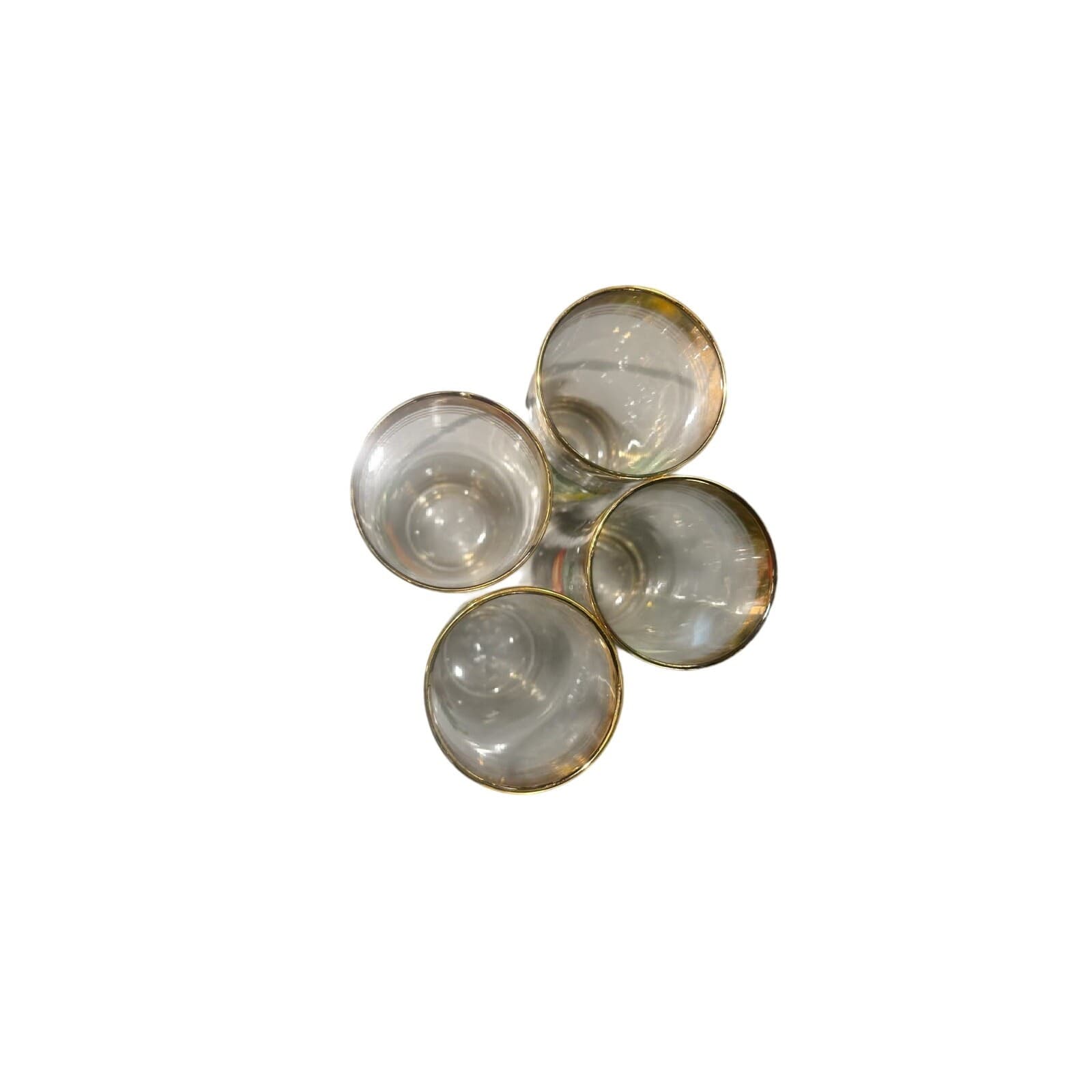 West Virginia Glass Company Vintage 1950's 'Orchard' Gold Hi-Ball Glasses-Set 4 - Thumbnail 16