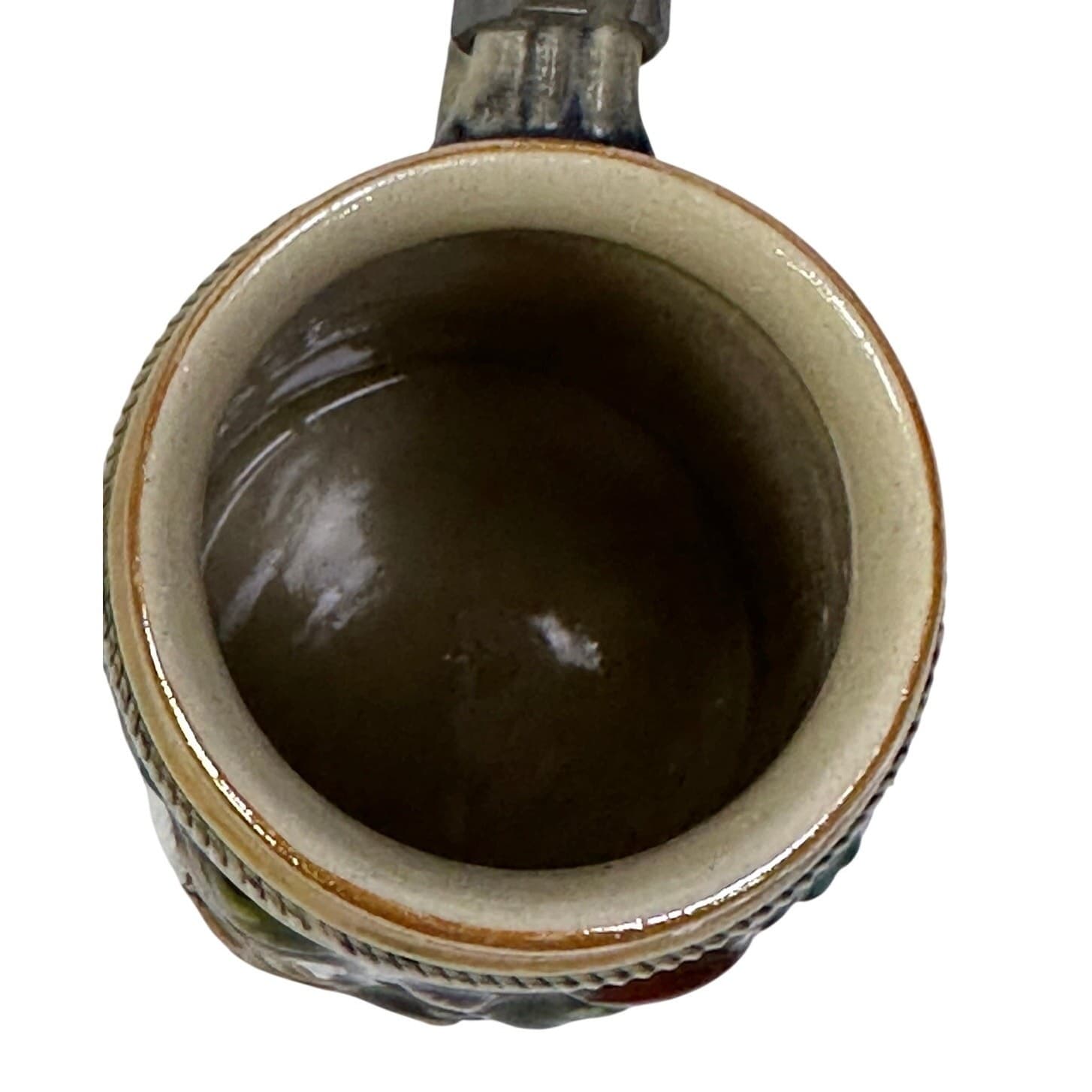DBGM German 1/8 L 6.5" 'Jagers' Beer Stein with Decorative Lid - Thumbnail 7