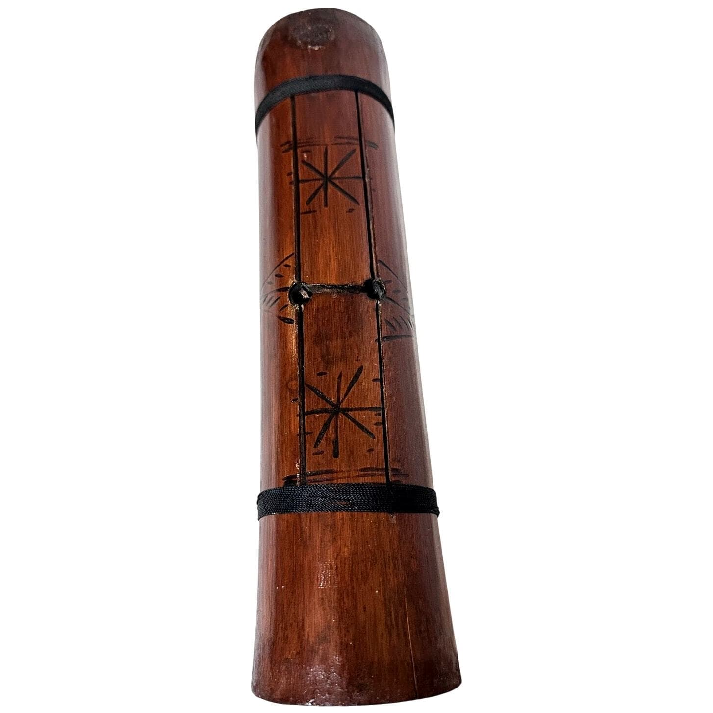 Folk Art Log Drum Wooden Tongue Slit Drum Talking Instrument-Rare! - Thumbnail 9