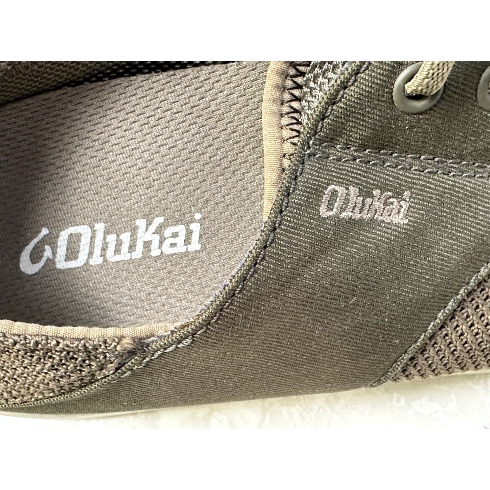 OLUKAI Nohea Moku Size 9 Men's No Lace Slip-On Mesh Blue Sneaker/Shoe - Thumbnail 8