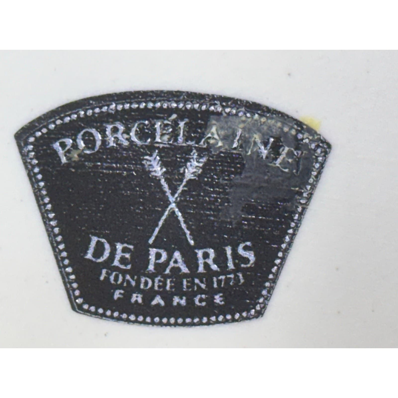 Porcelaine de Paris Vintage Oval Covered Baker Hand Painted Waterfowl Design - Thumbnail 7