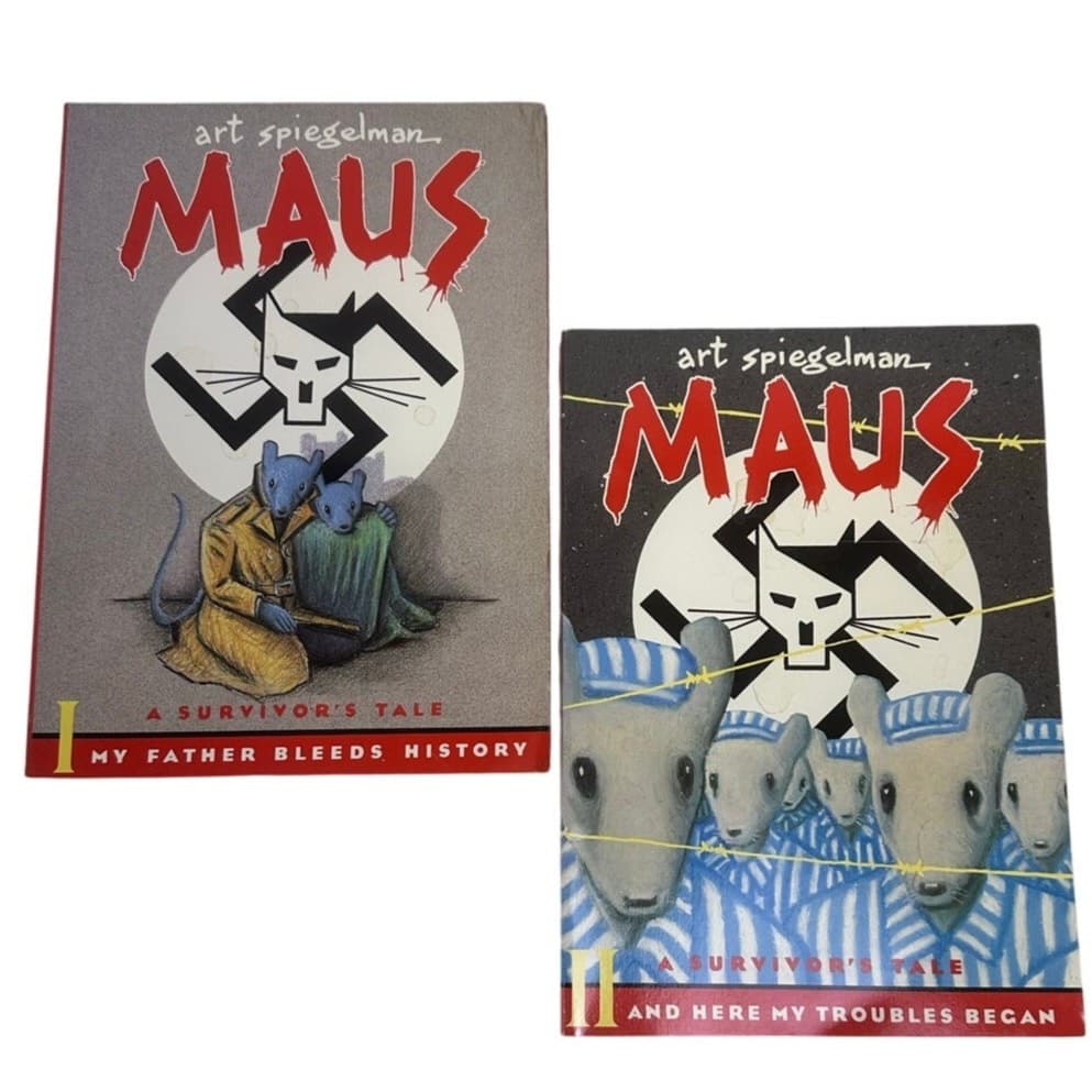 'Maus' a Survivor's Tale Book 1 & 2 by Art Spiegelman 1991