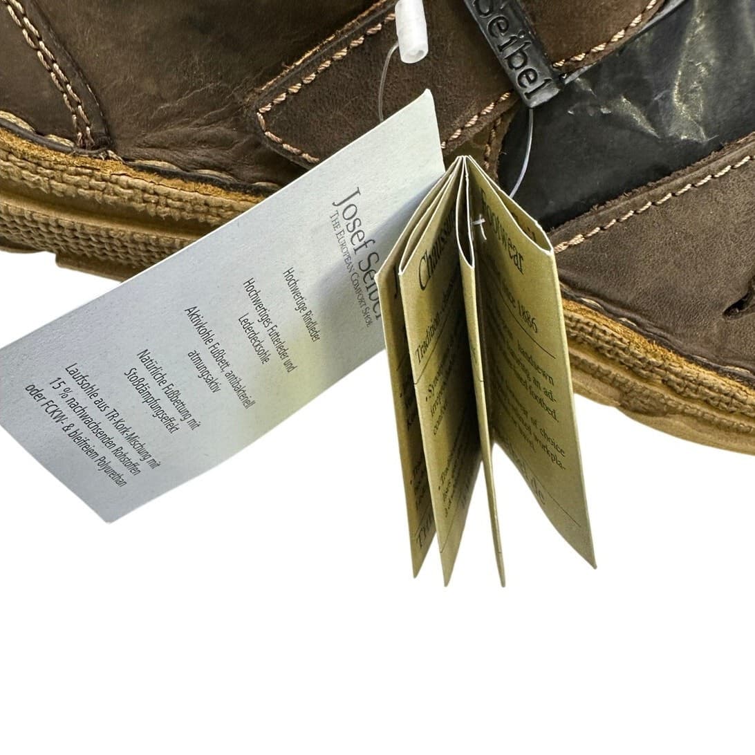 Josef Seibel Bulgaria Men’s Spirit of Nature Muster Woven Leather 8.5US/42EU-NEW - Thumbnail 8