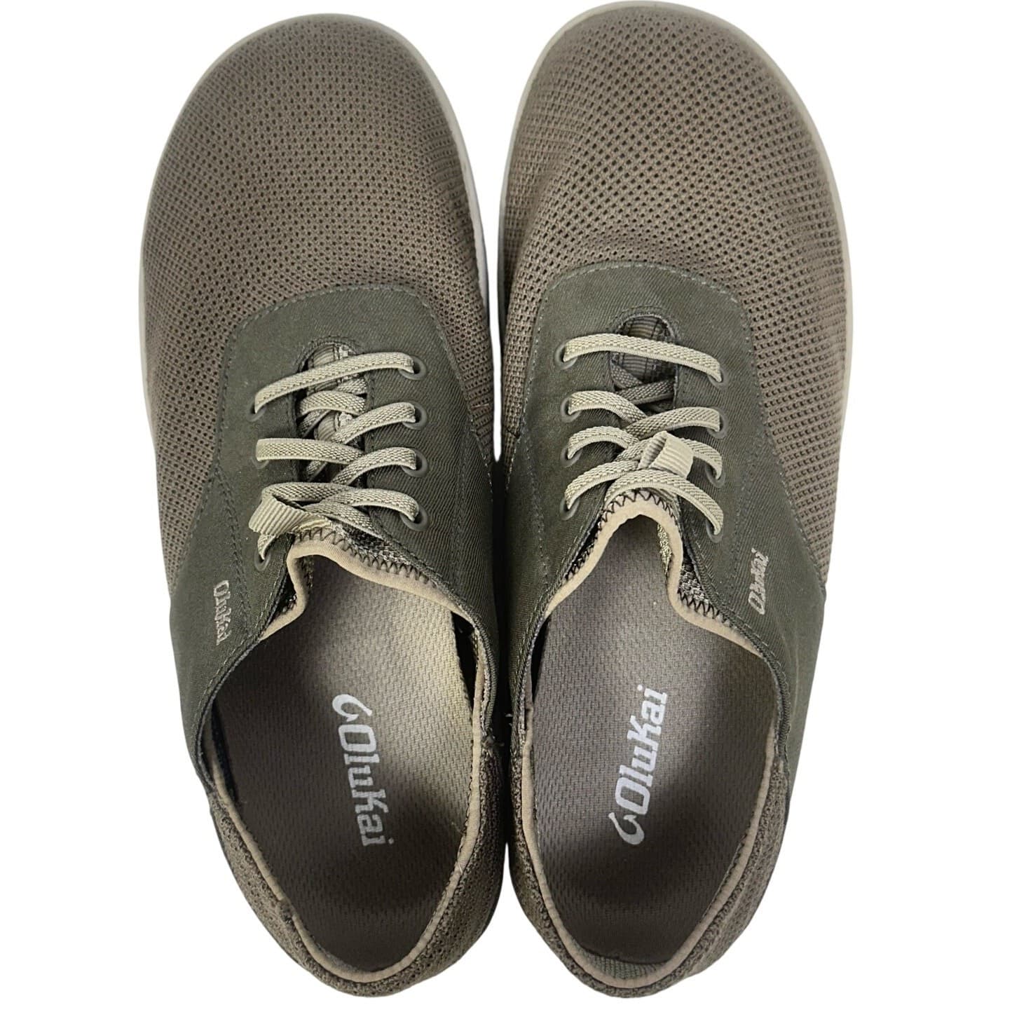 OLUKAI Nohea Moku Size 9 Men's No Lace Slip-On Mesh Blue Sneaker/Shoe - Thumbnail 4