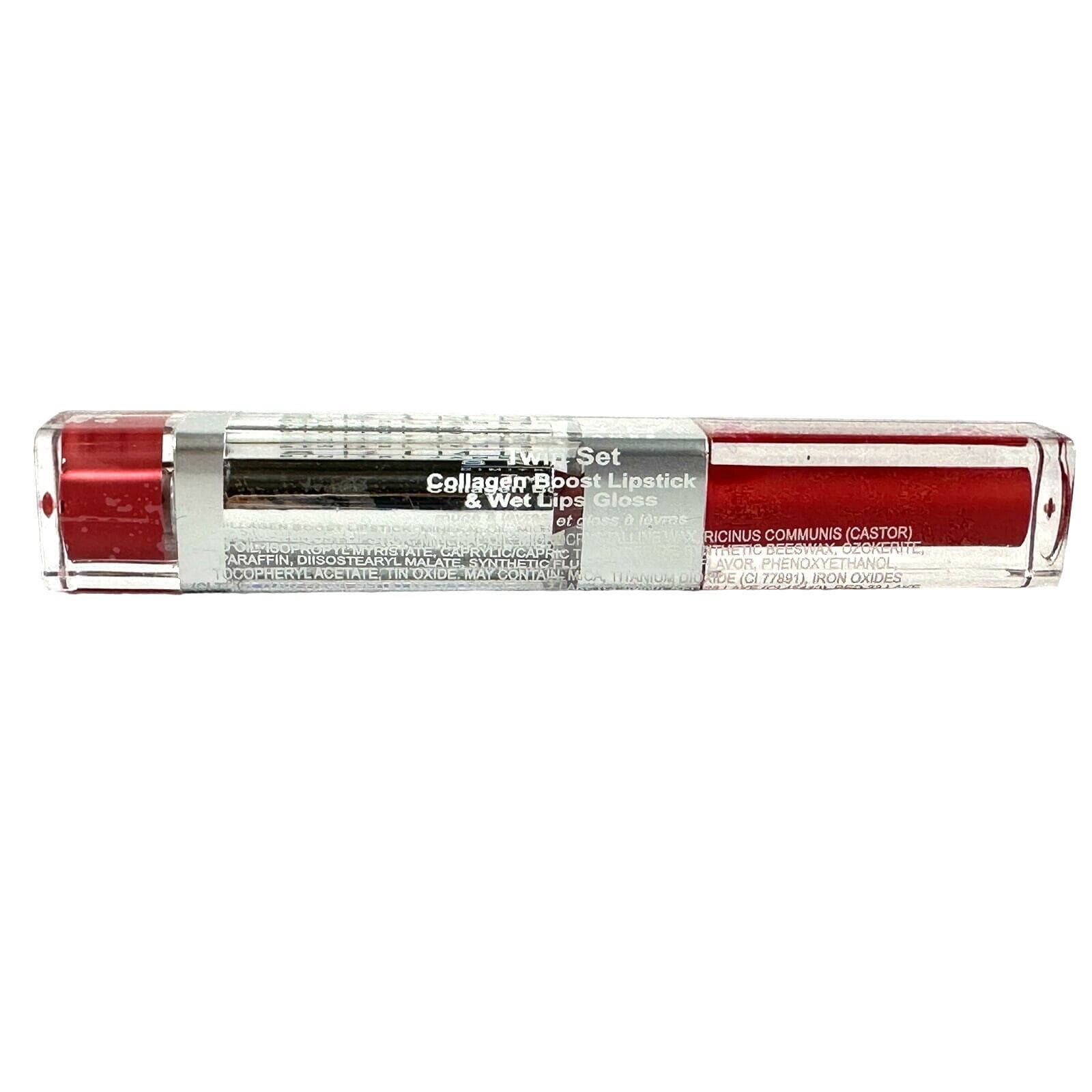 Skinn by Dimitri James Twin Collagen Boost Lipstick/Wet Lip Gloss Guava Daiquiri - Thumbnail 7