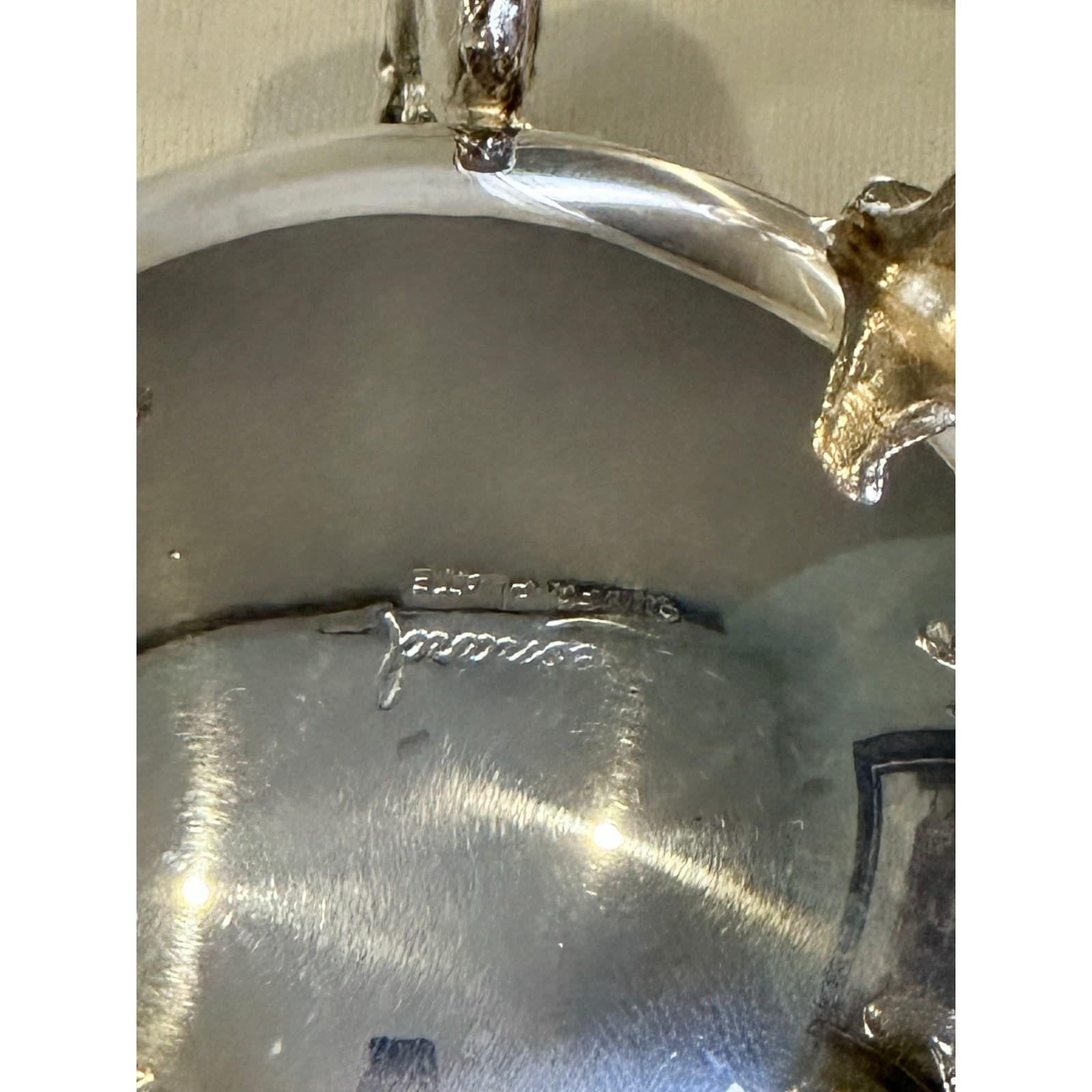 Leonard Silverplate 3-Piece Tea/Coffee Pot, Cream Pitcher, Sugar Bowl w/Lid - Thumbnail 12