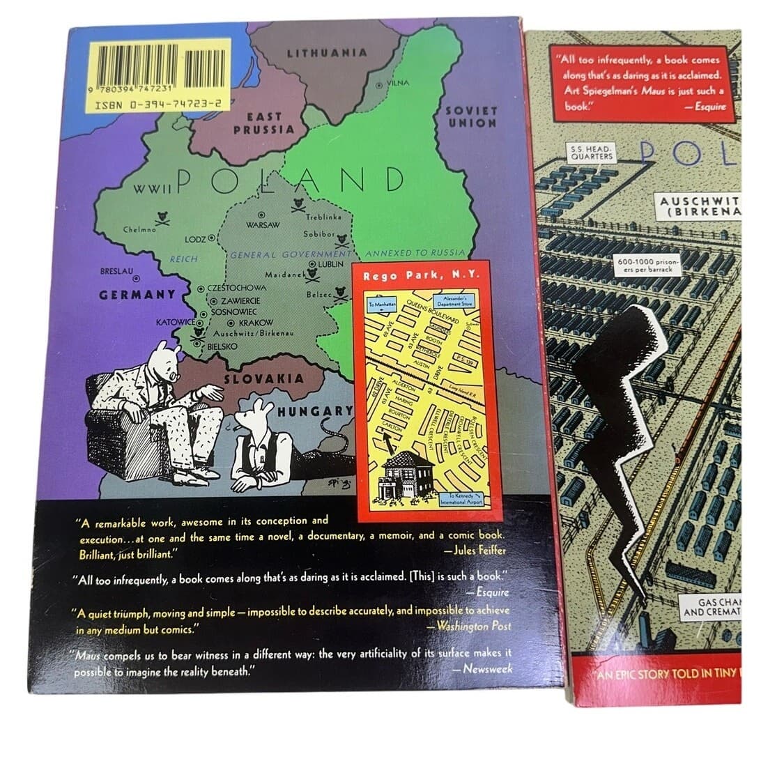 'Maus' a Survivor's Tale Book 1 & 2 by Art Spiegelman 1991 - Thumbnail 6