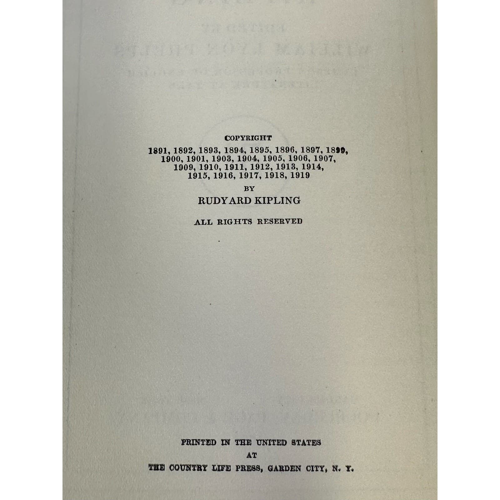 'Selected Stories from Kipling' by Wm. Lyon Phelps Doubleday - Thumbnail 6