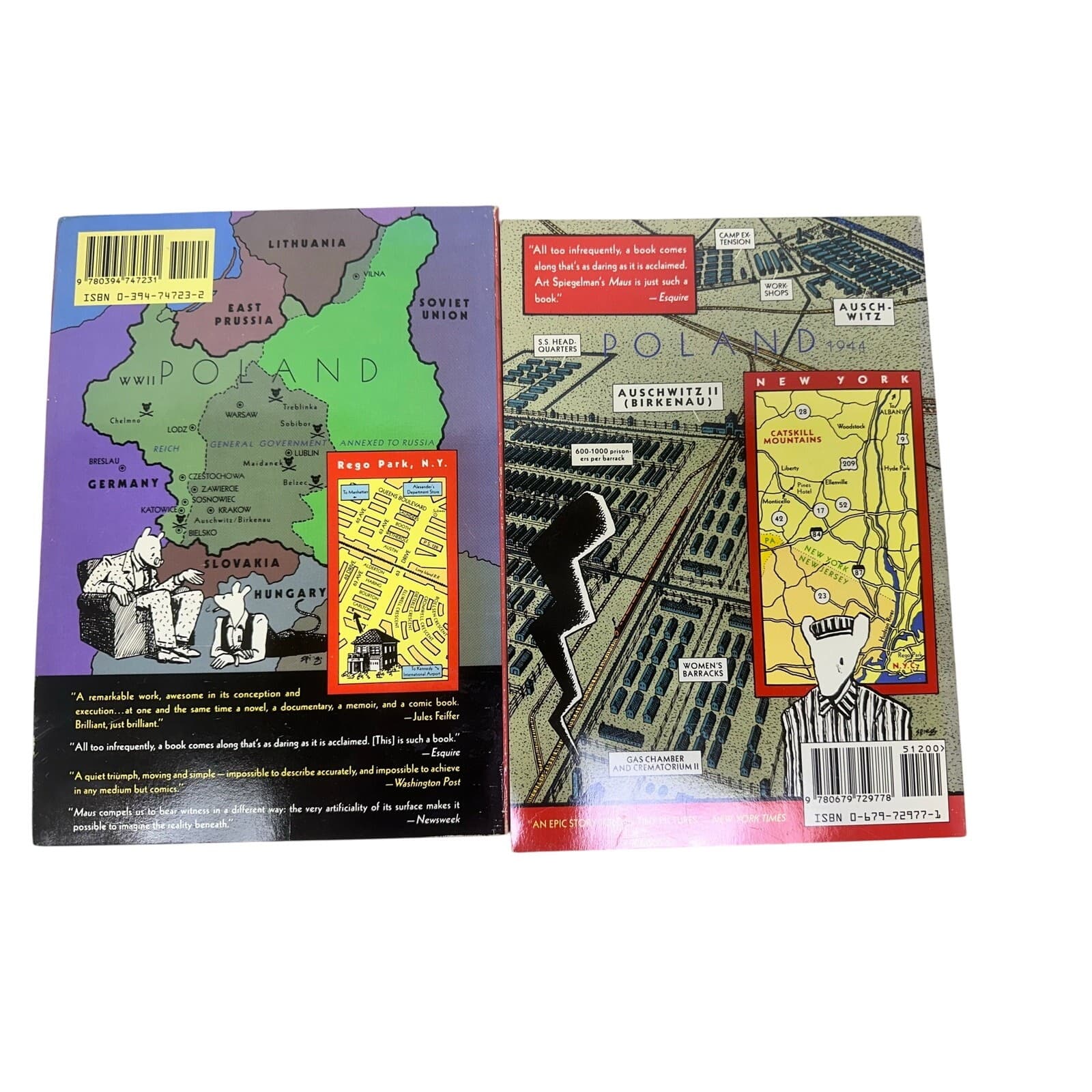 'Maus' a Survivor's Tale Book 1 & 2 by Art Spiegelman 1991 - Thumbnail 5